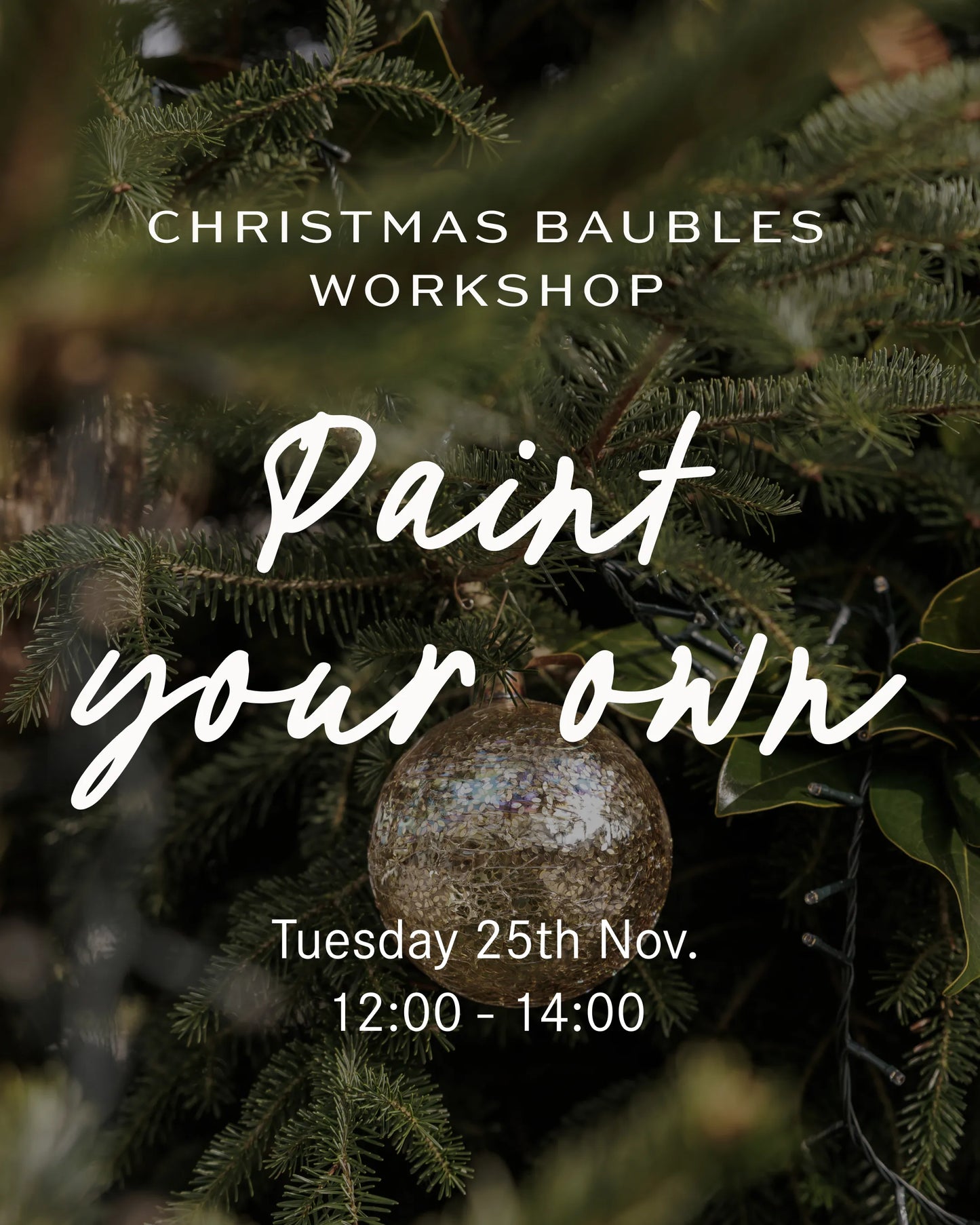 Workshop – Christmas Baubles