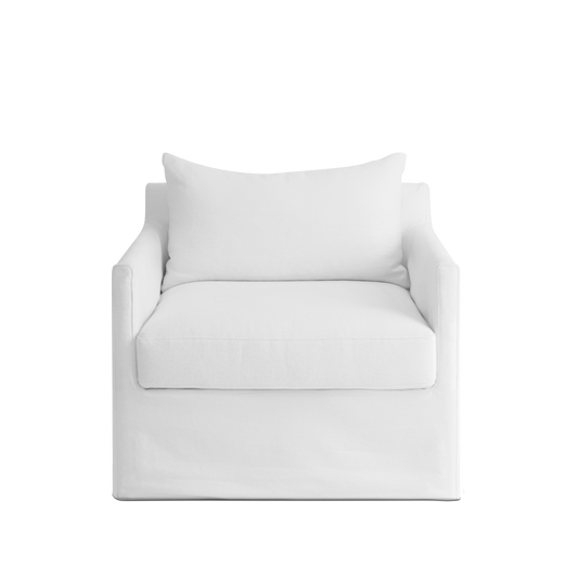 Alba lounge chair from a front view