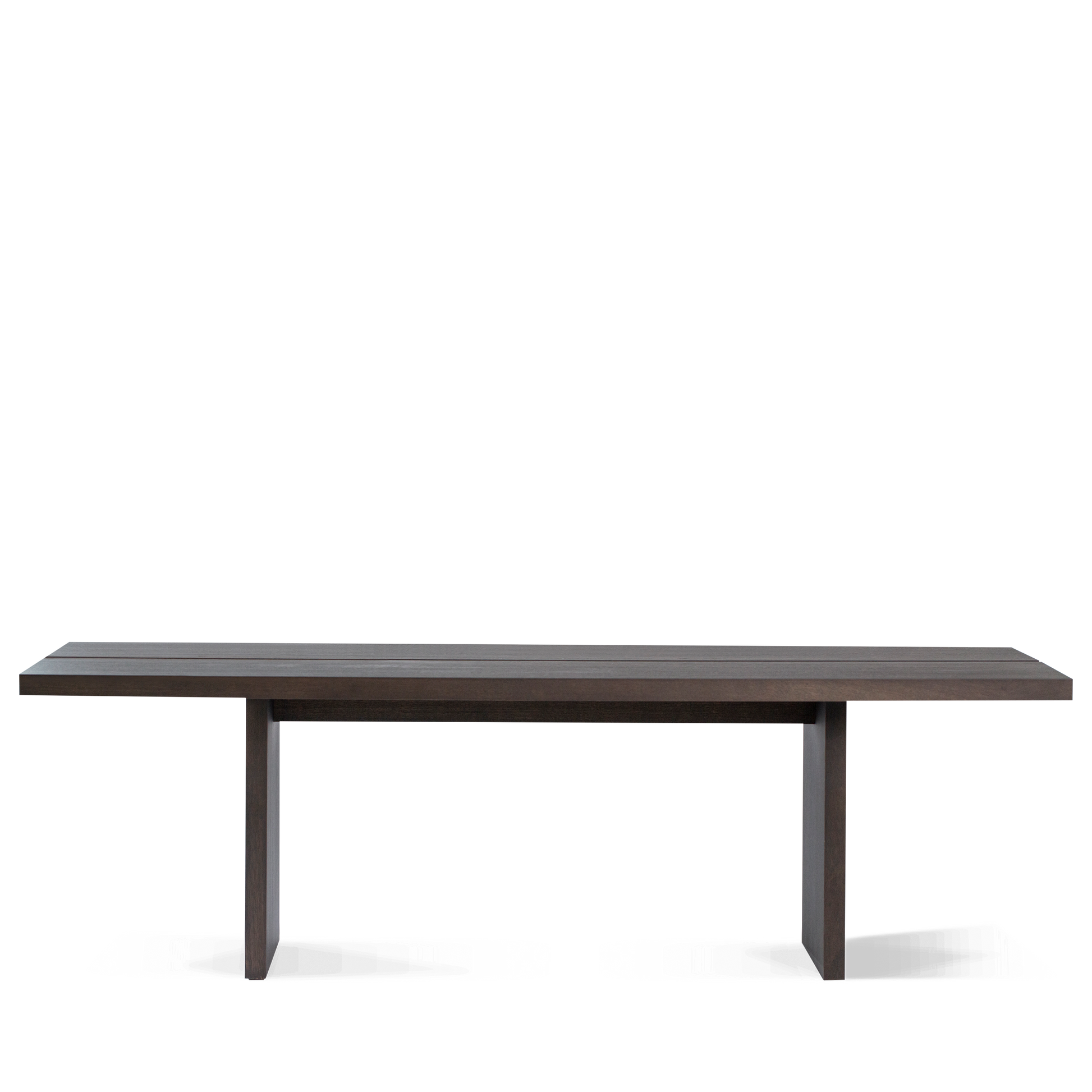 ATALAYA Dining table with chocolate wood