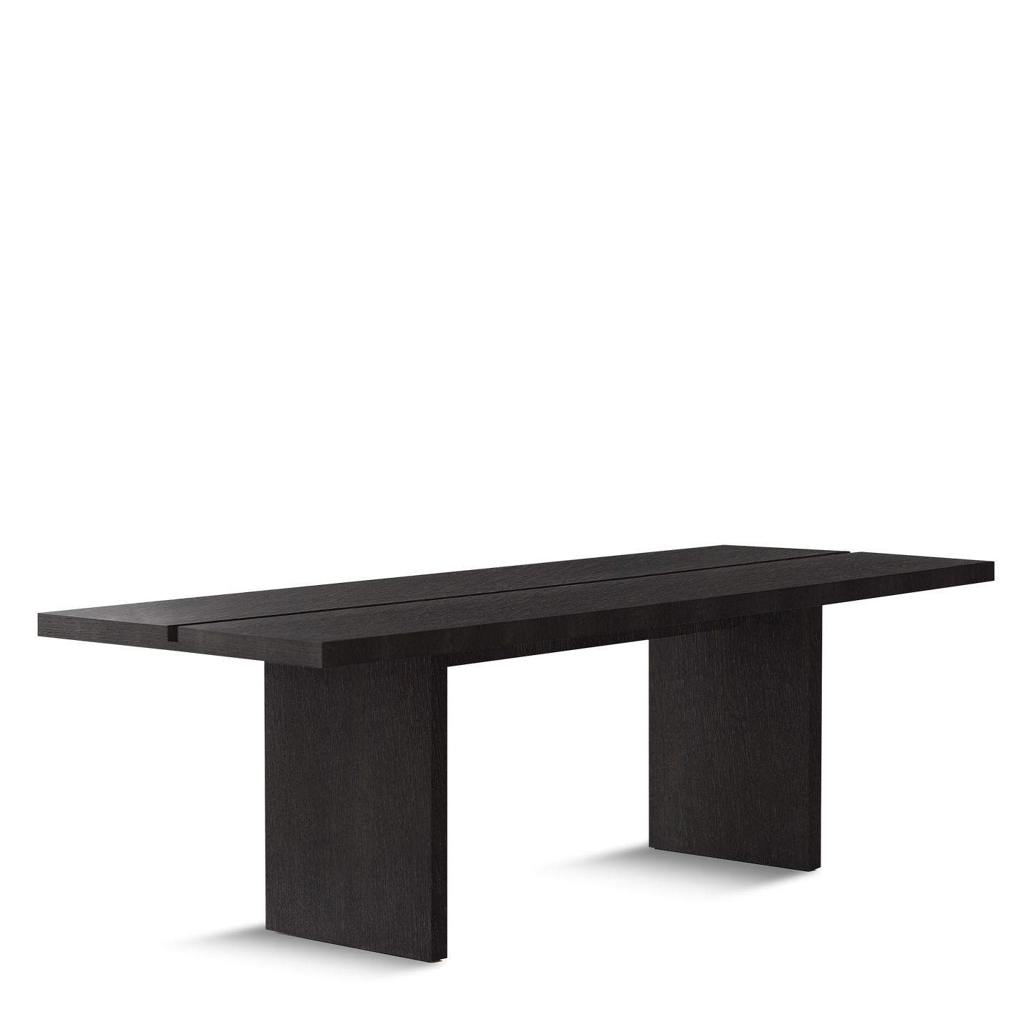 ATALAYA Dining table with chocolate wood