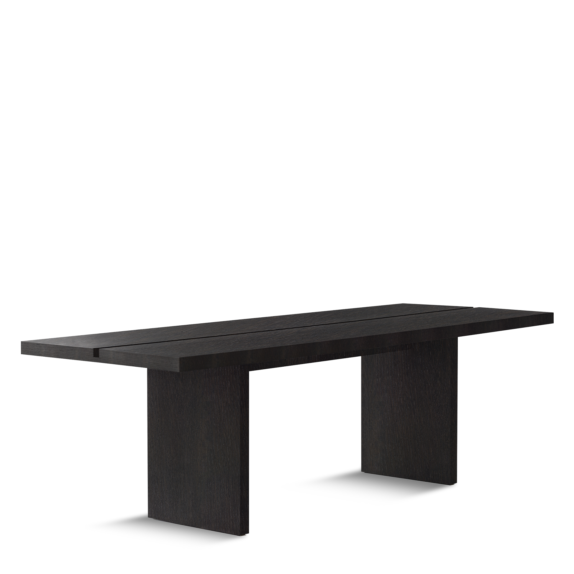 ATALAYA Dining table with chocolate wood