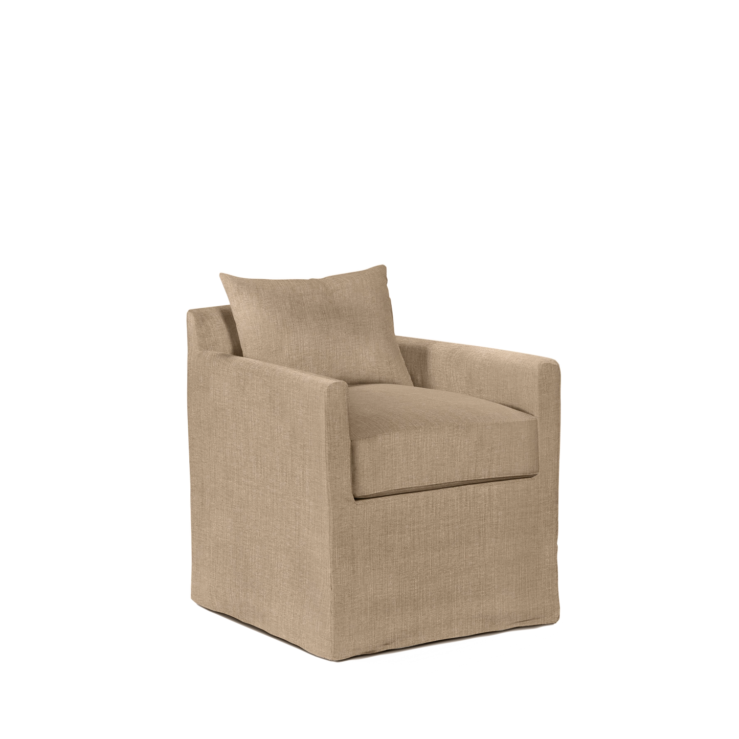 ALBA Dining Chair with light khaki textile