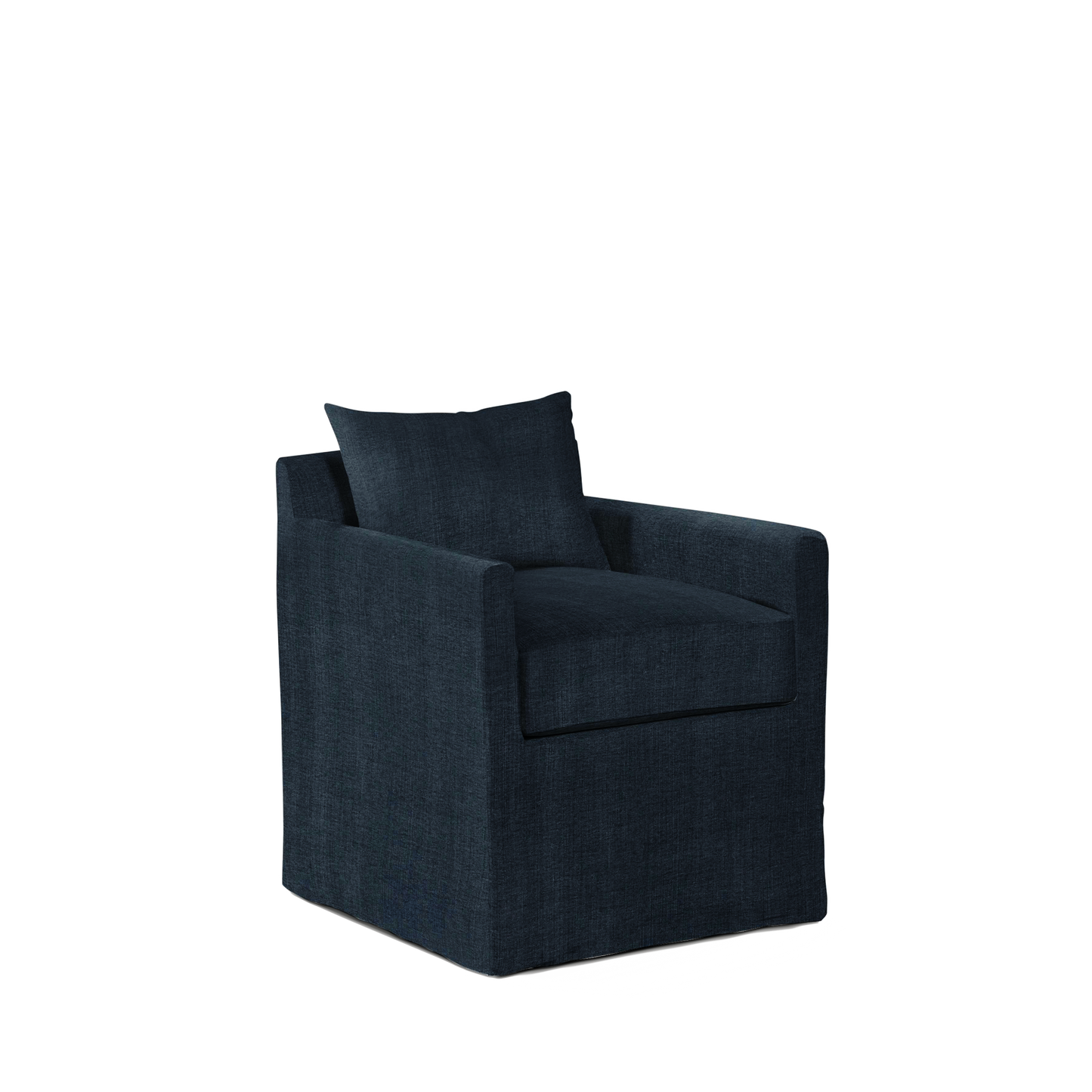 ALBA Dining Chair with linco dark blue textile