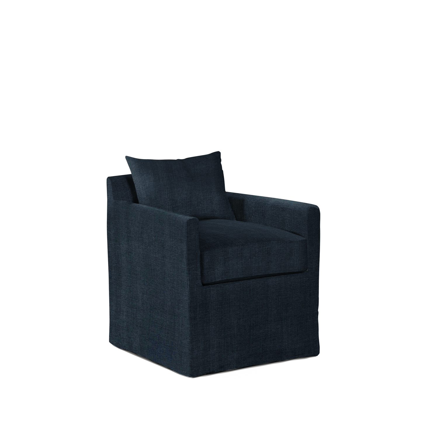 ALBA Dining Chair with linco dark blue textile 