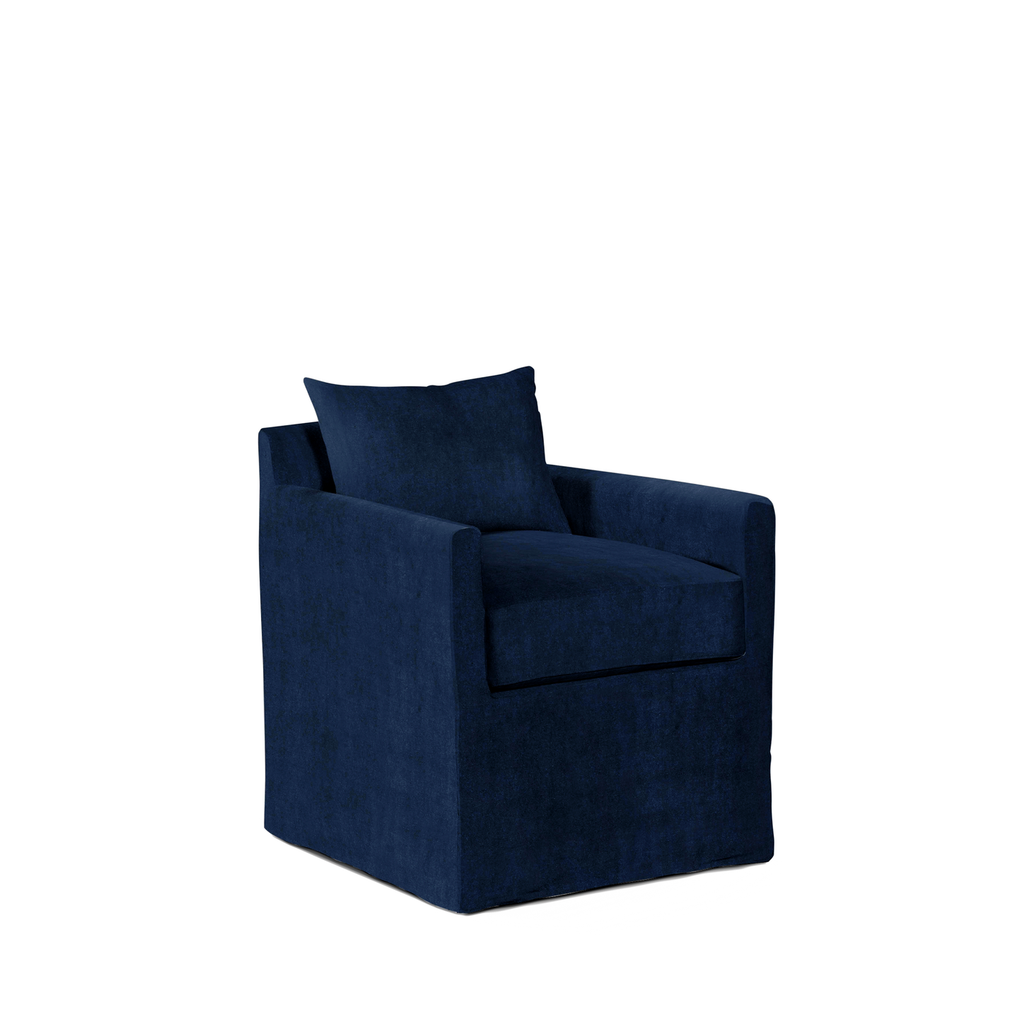 ALBA Dining Chair with London dark blue textile