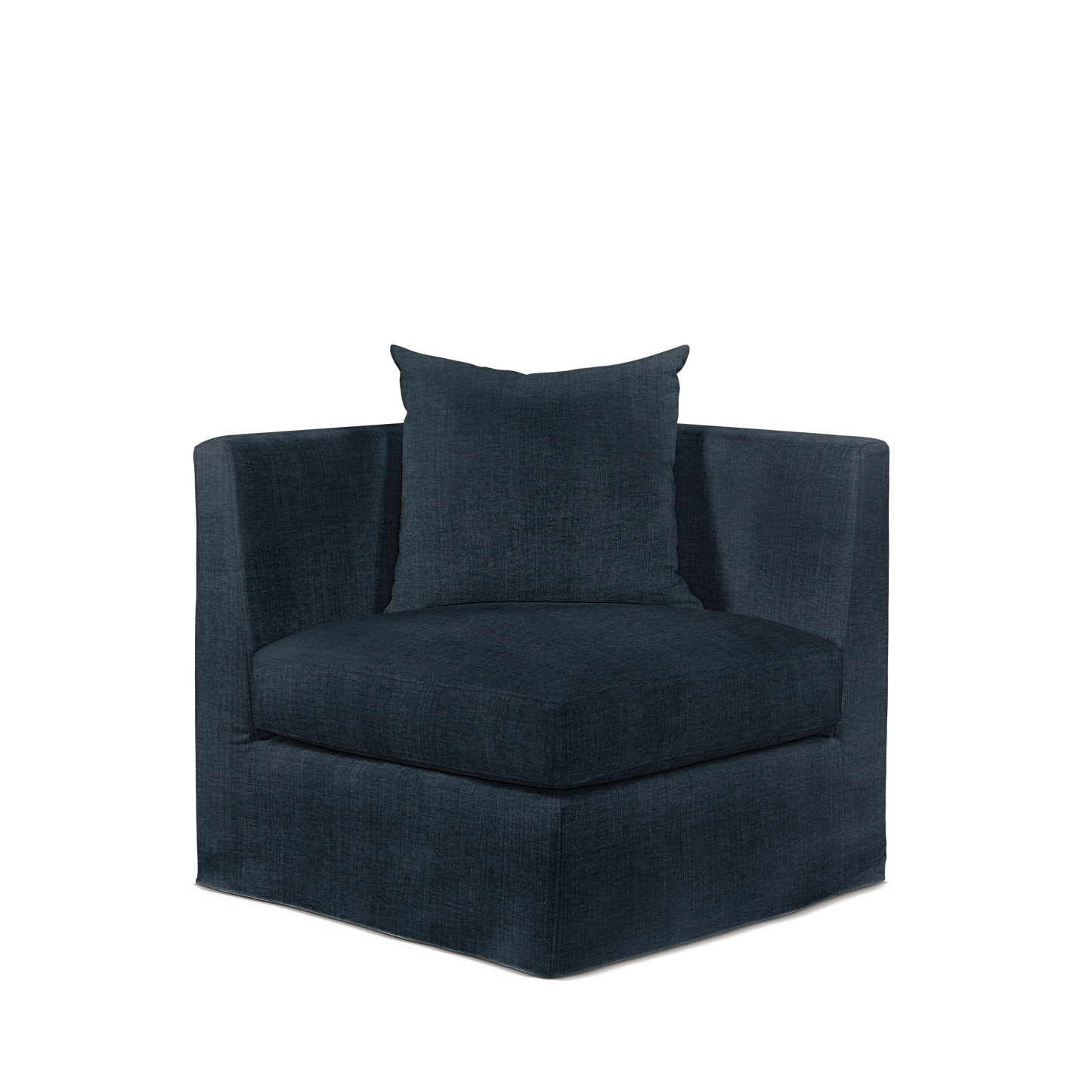 Breathe armchair with linco dark blue textile
