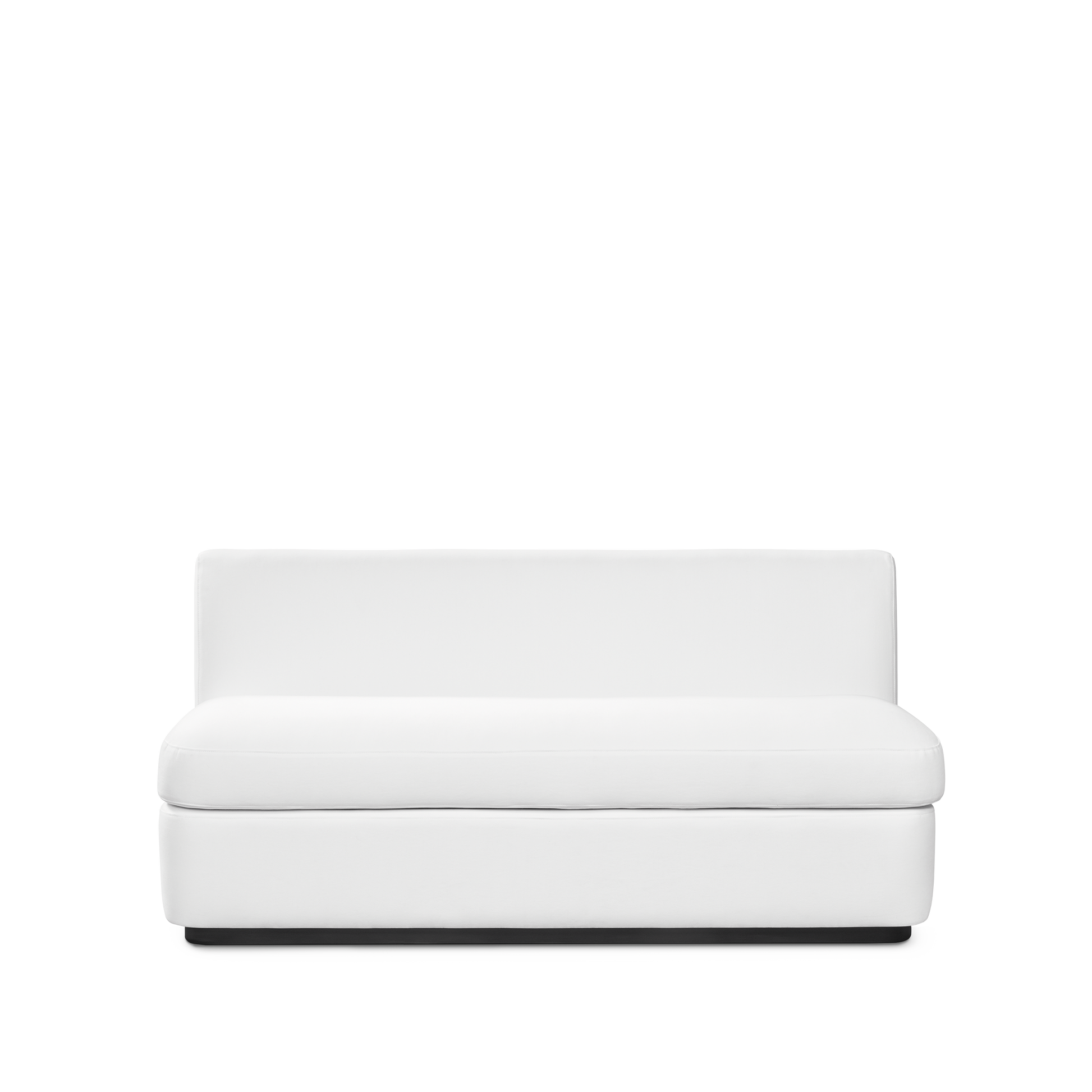 Front view CALMA KITCHEN 3-seater sofa