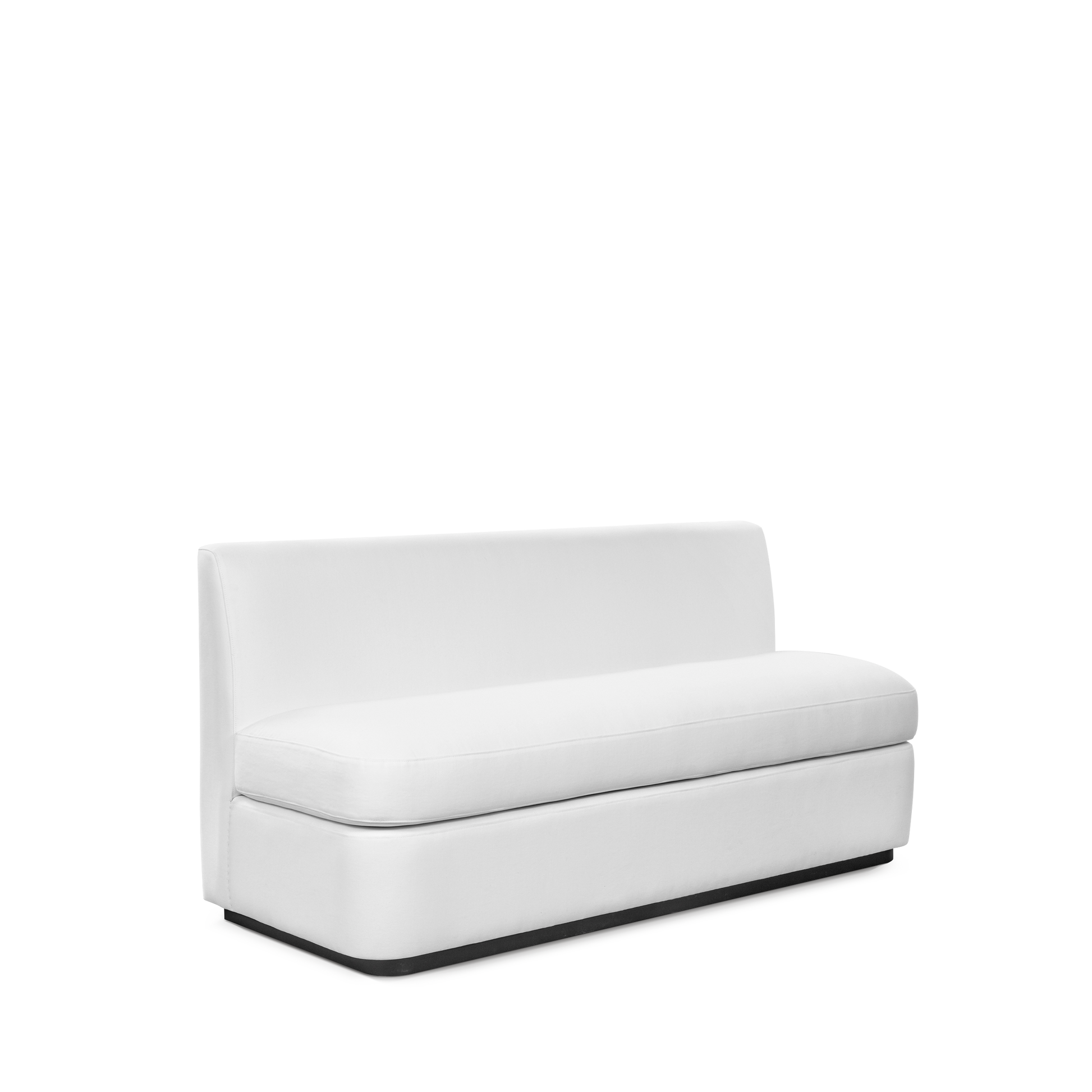 CALMA KITCHEN 3-seater sofa with linara white textile