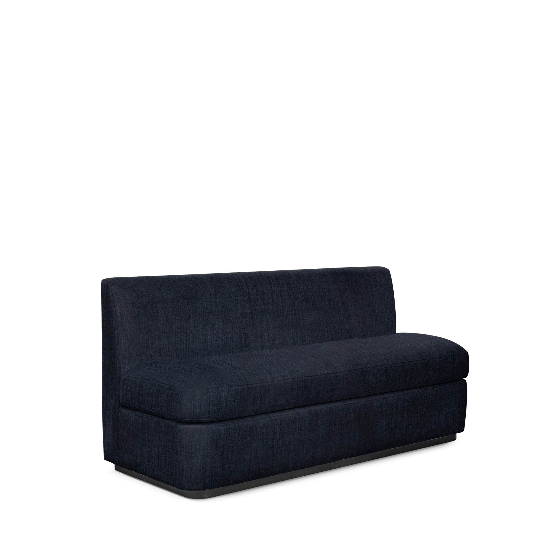 CALMA KITCHEN 3-seater sofa with dark blue  textile