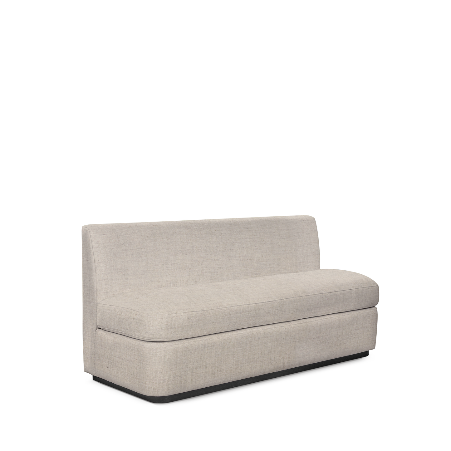 CALMA KITCHEN 3-seater sofa with taupe textile