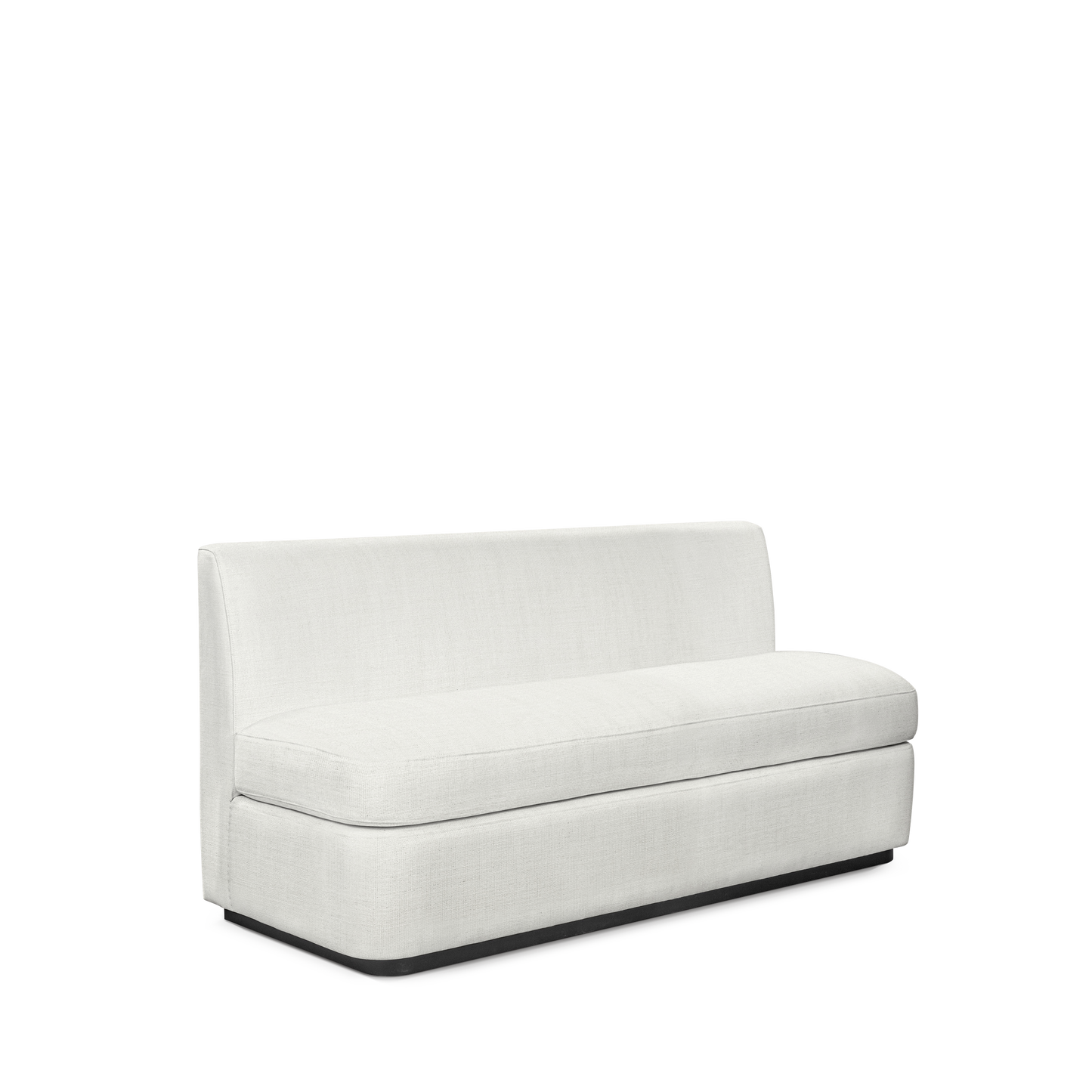 CALMA KITCHEN 3-seater sofa with Rocco white textile