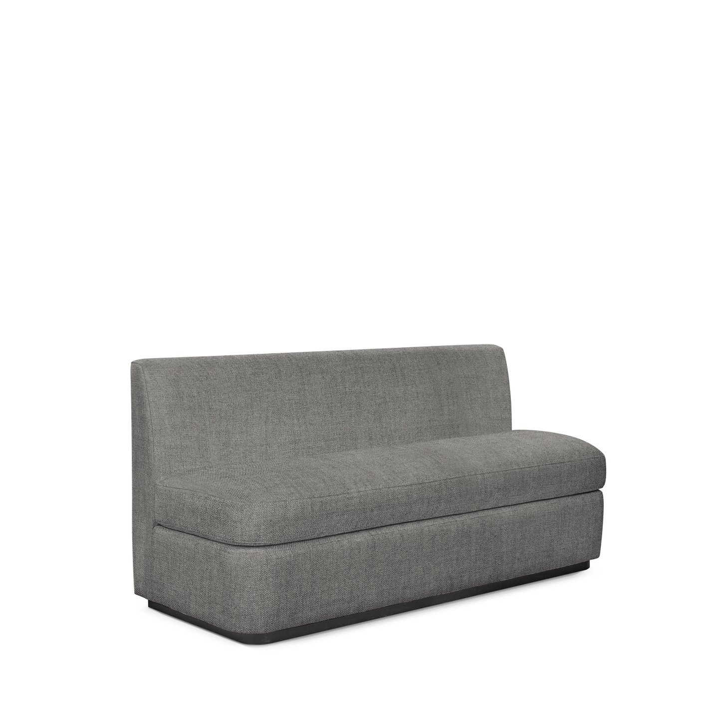CALMA KITCHEN 3-seater sofa with Rocco dark grey textile