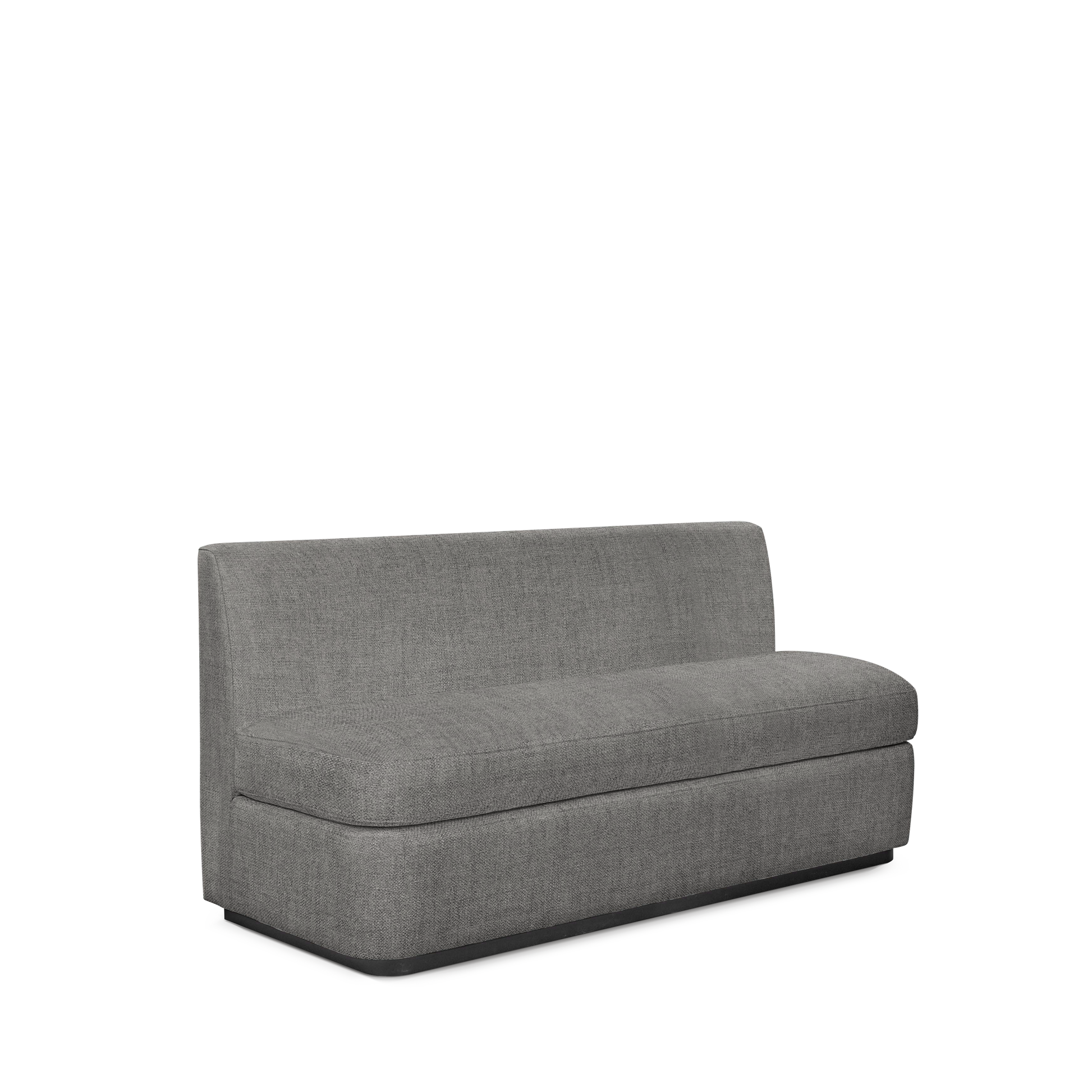 CALMA KITCHEN 3-seater sofa with Rocco dark grey textile
