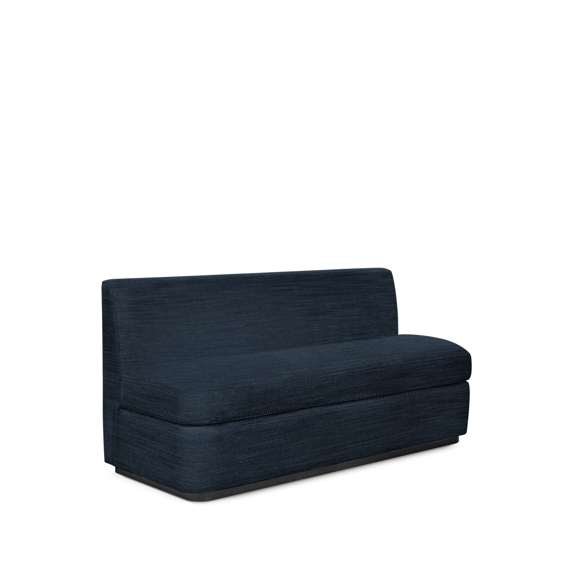 CALMA KITCHEN 3-seater sofa with Rocco dark blue textile
