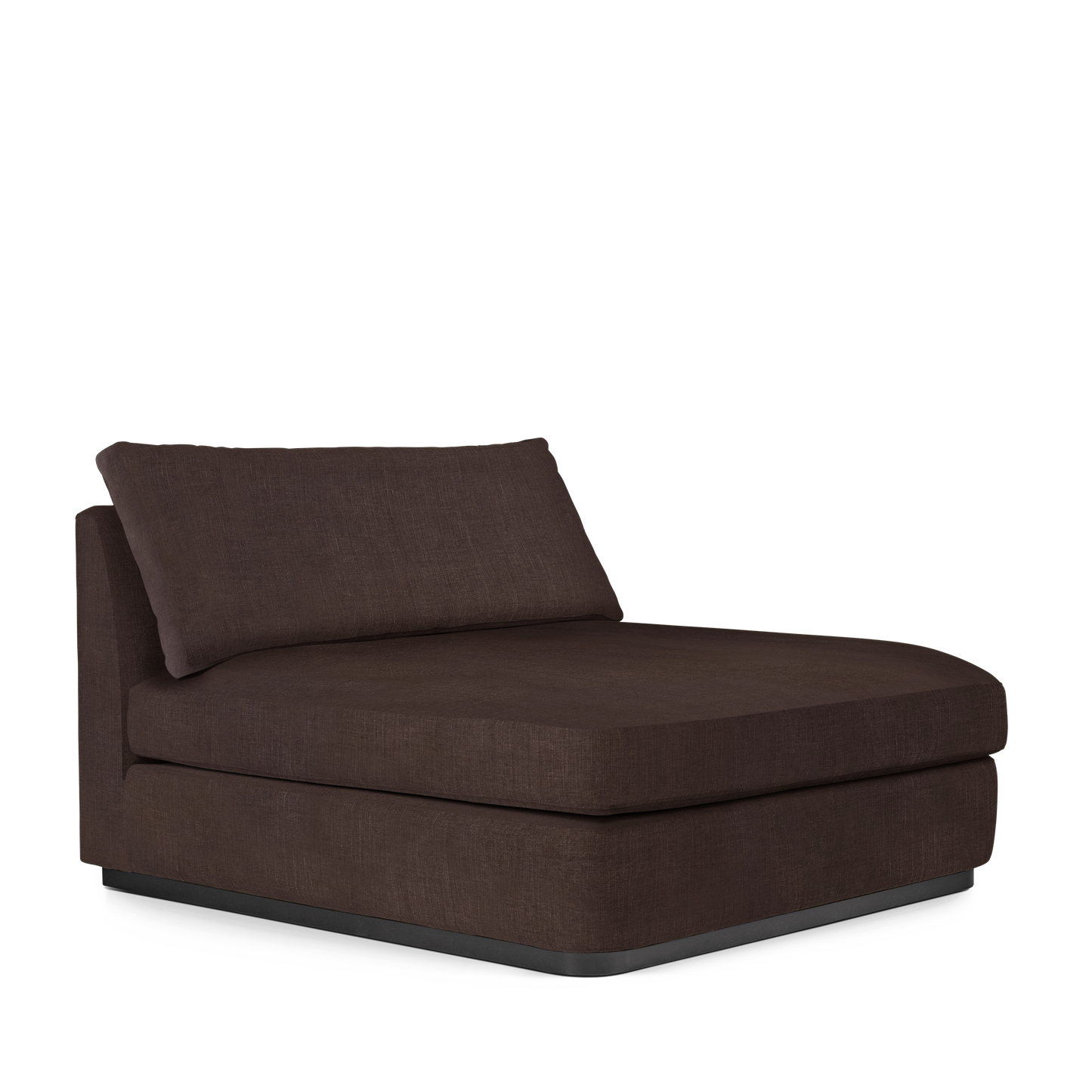 CALMA Lounge Bed with linara brown textile