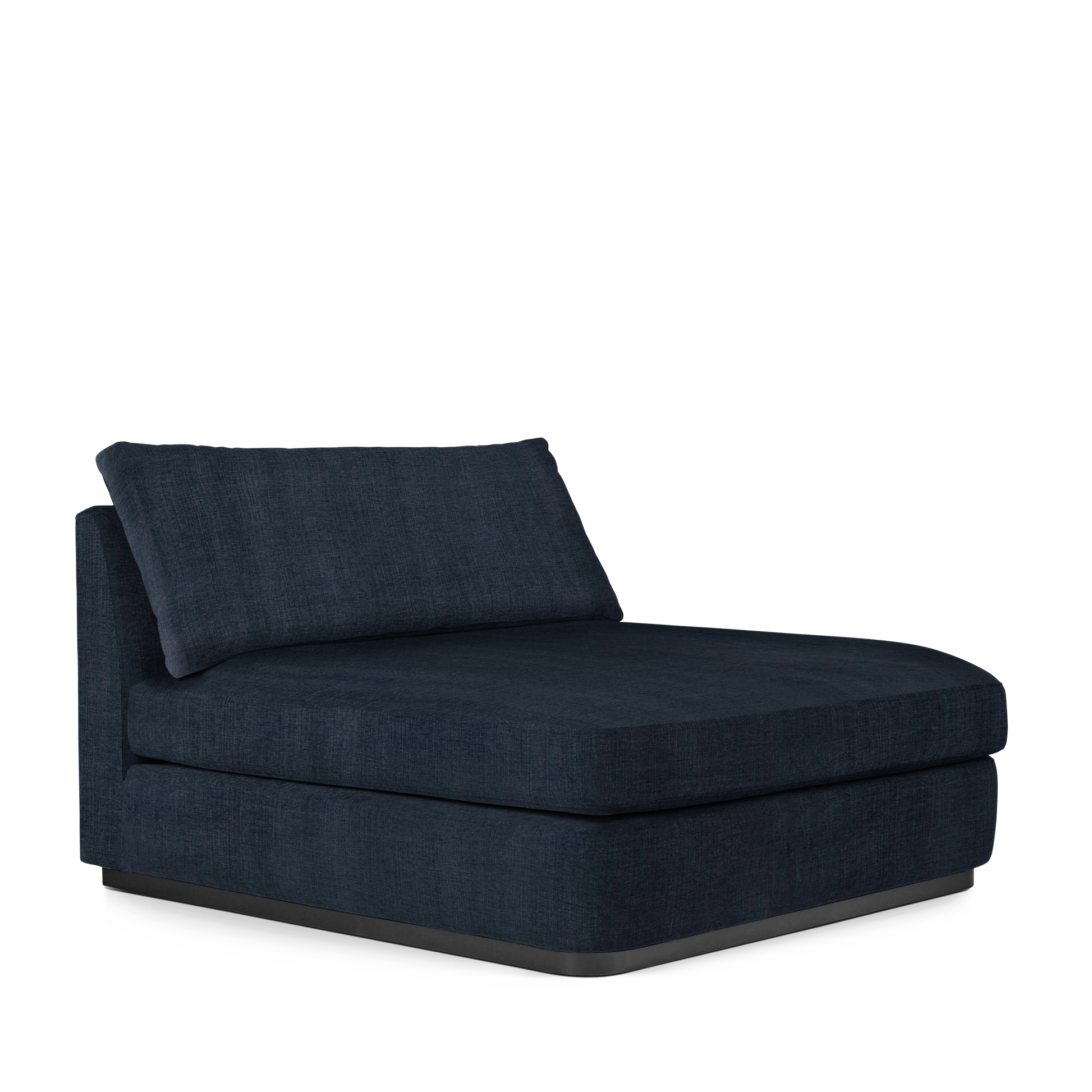 CALMA Lounge Bed with dark blue textile