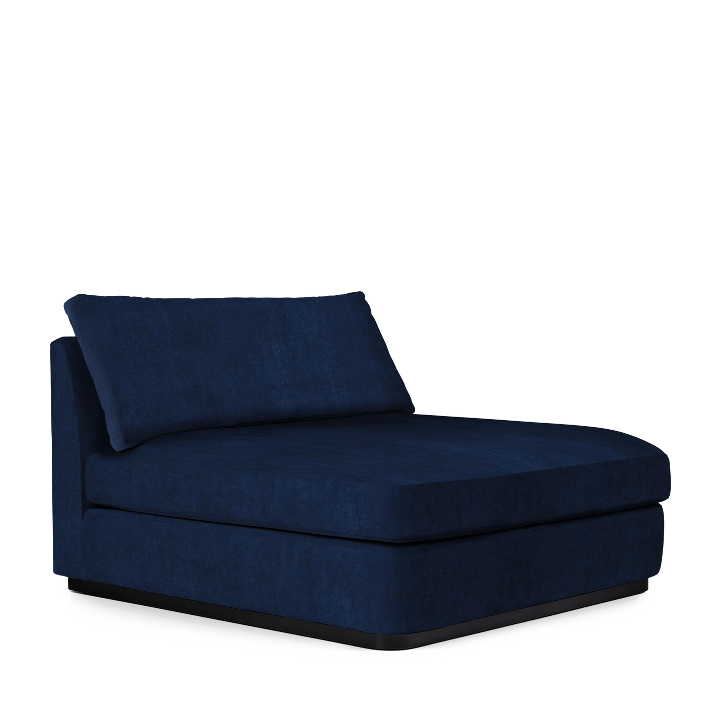 CALMA Lounge Bed with London dark blue textile