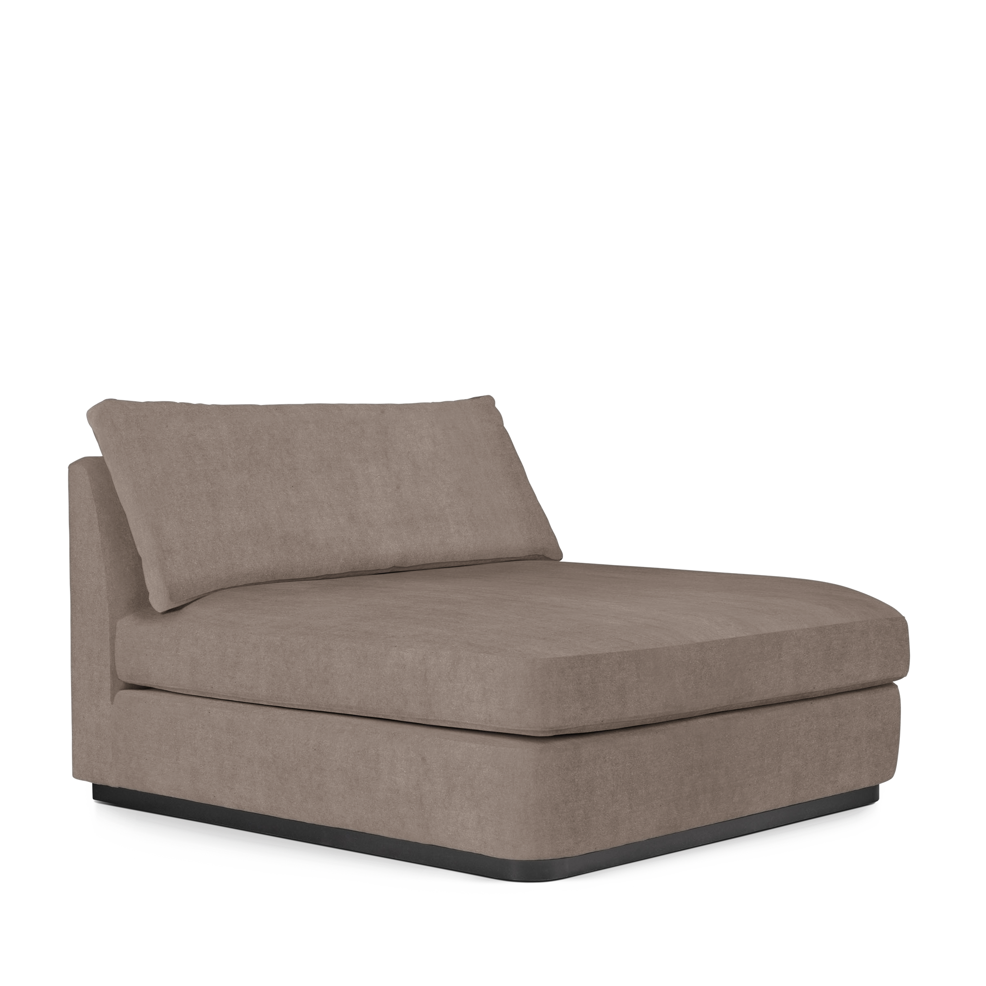 CALMA Lounge Bed with London grey textile
