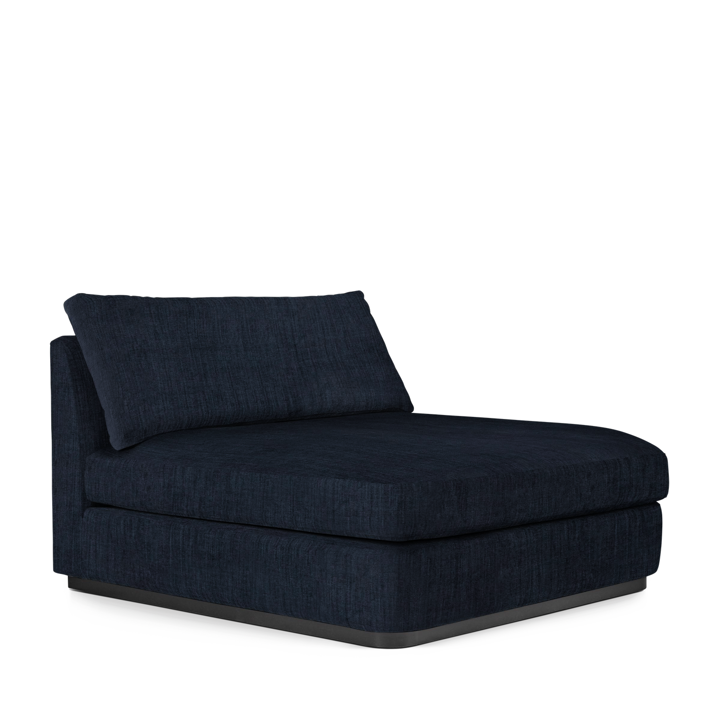 CALMA Lounge Bed with merlin dark blue textile