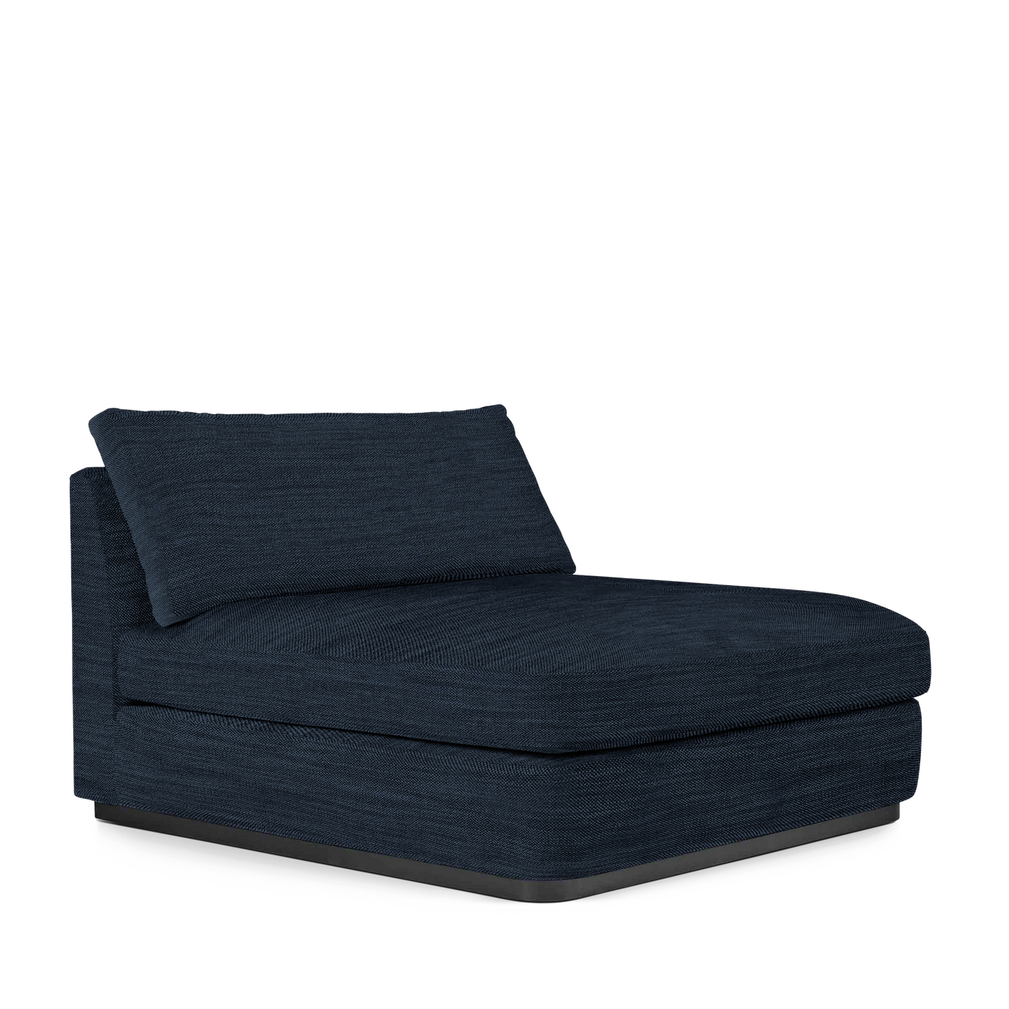 CALMA Lounge Bed with Rocco dark blue textile