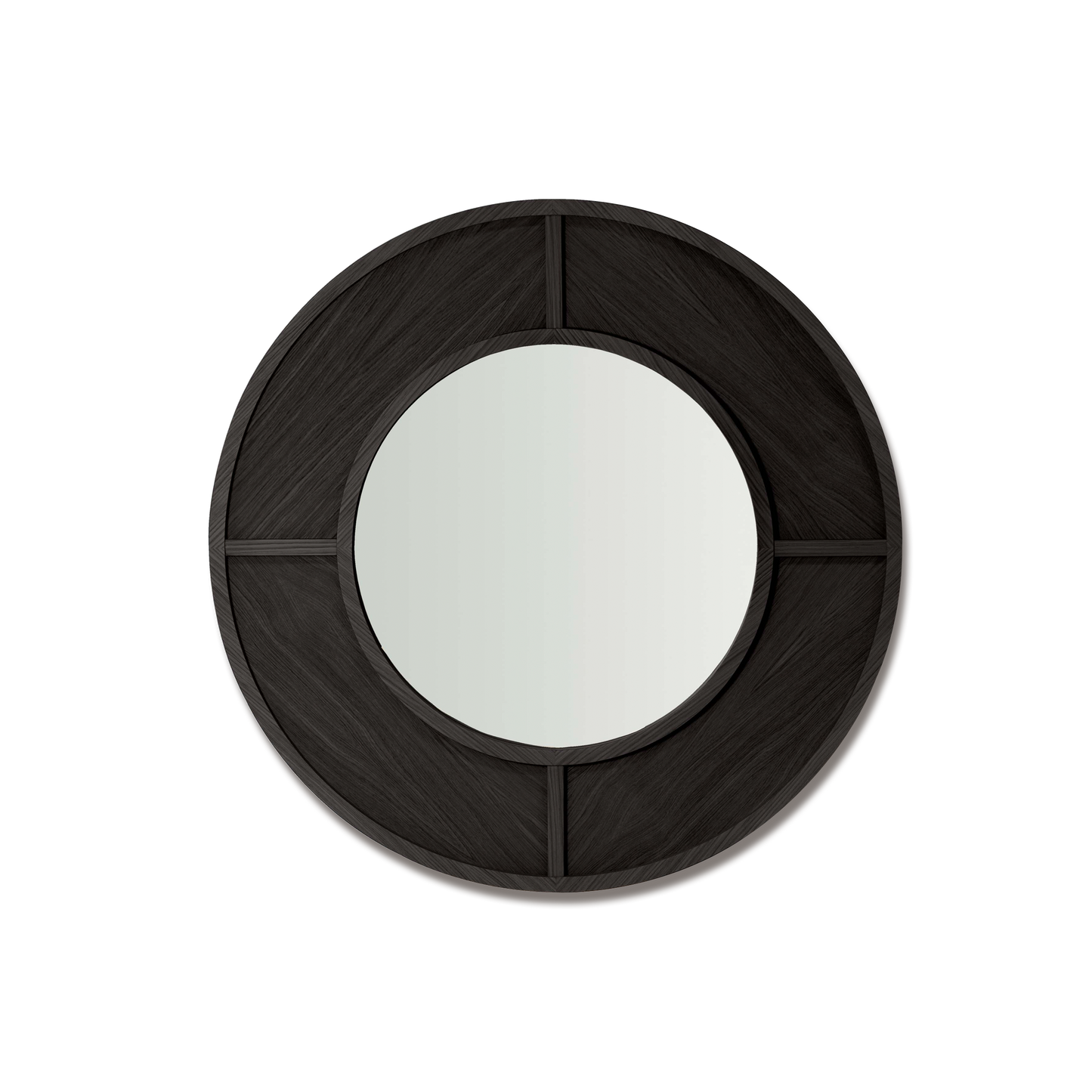 Constanza Mirror in chocolate wood