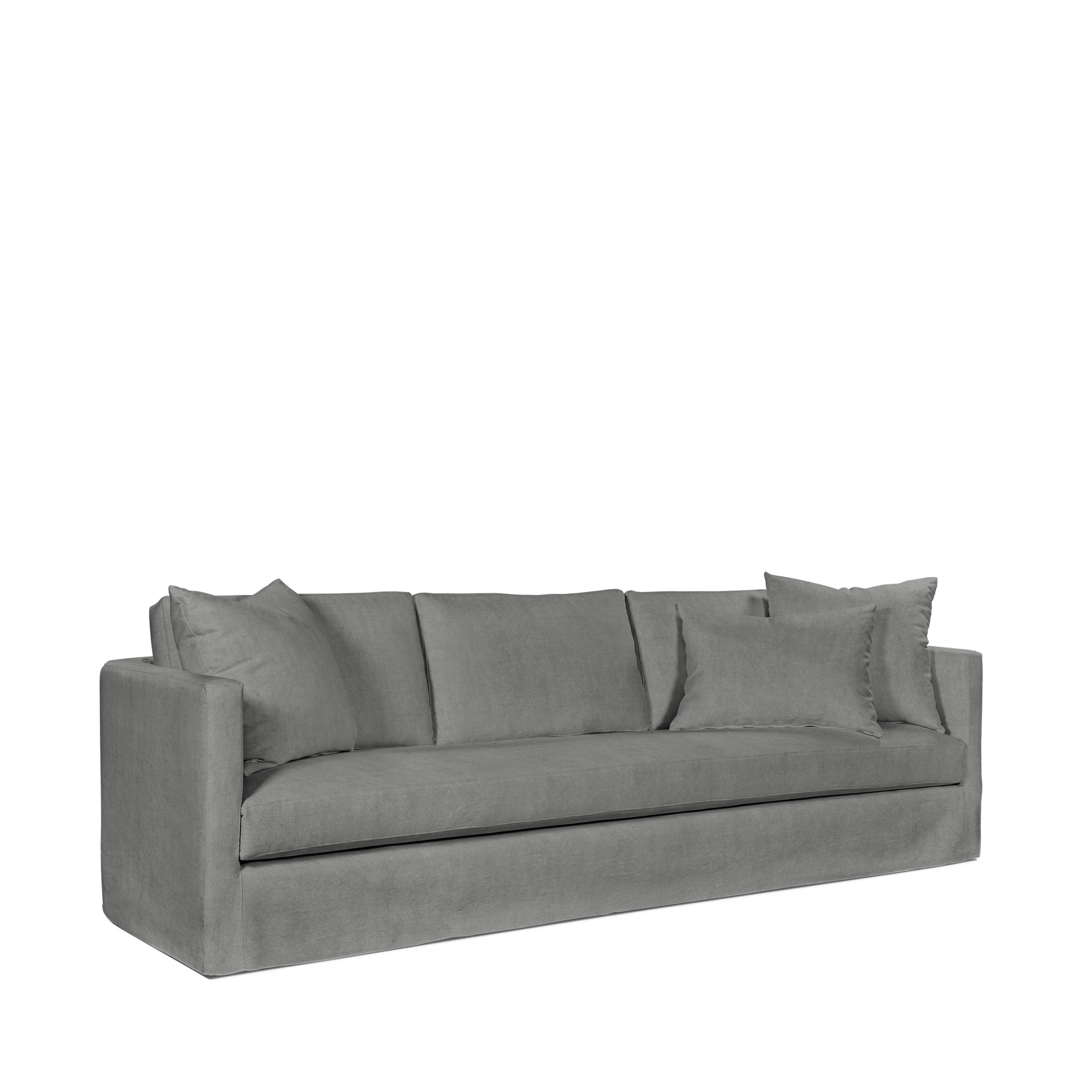 NIDO 4-seater sofa with grey textile