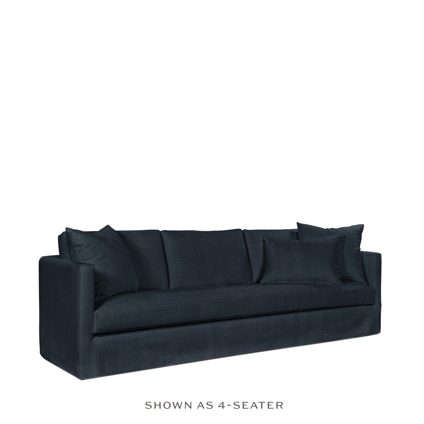 NIDO 3-seater sofa with linco dark blue textile