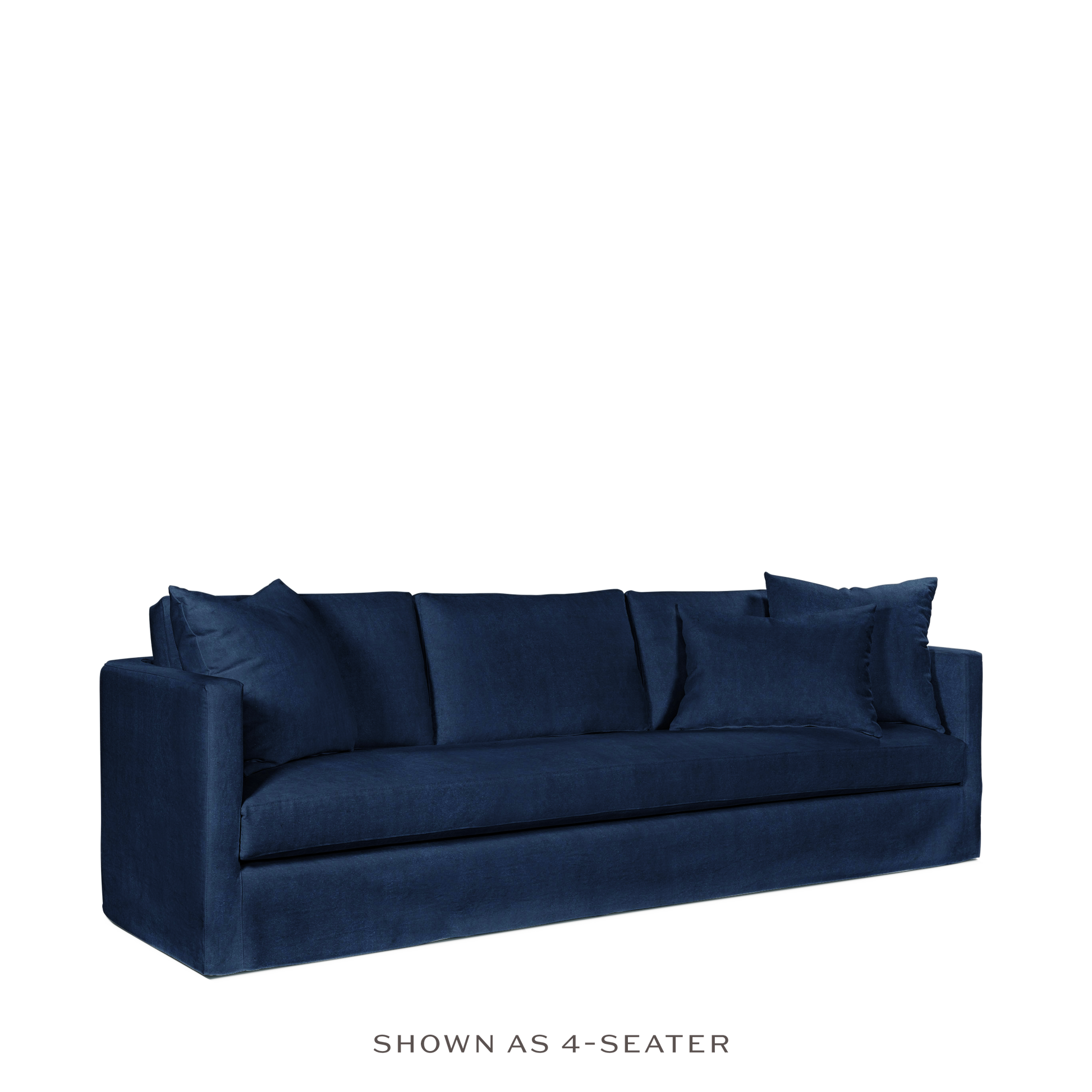 NIDO 3,5-seater sofa with London dark blue textile