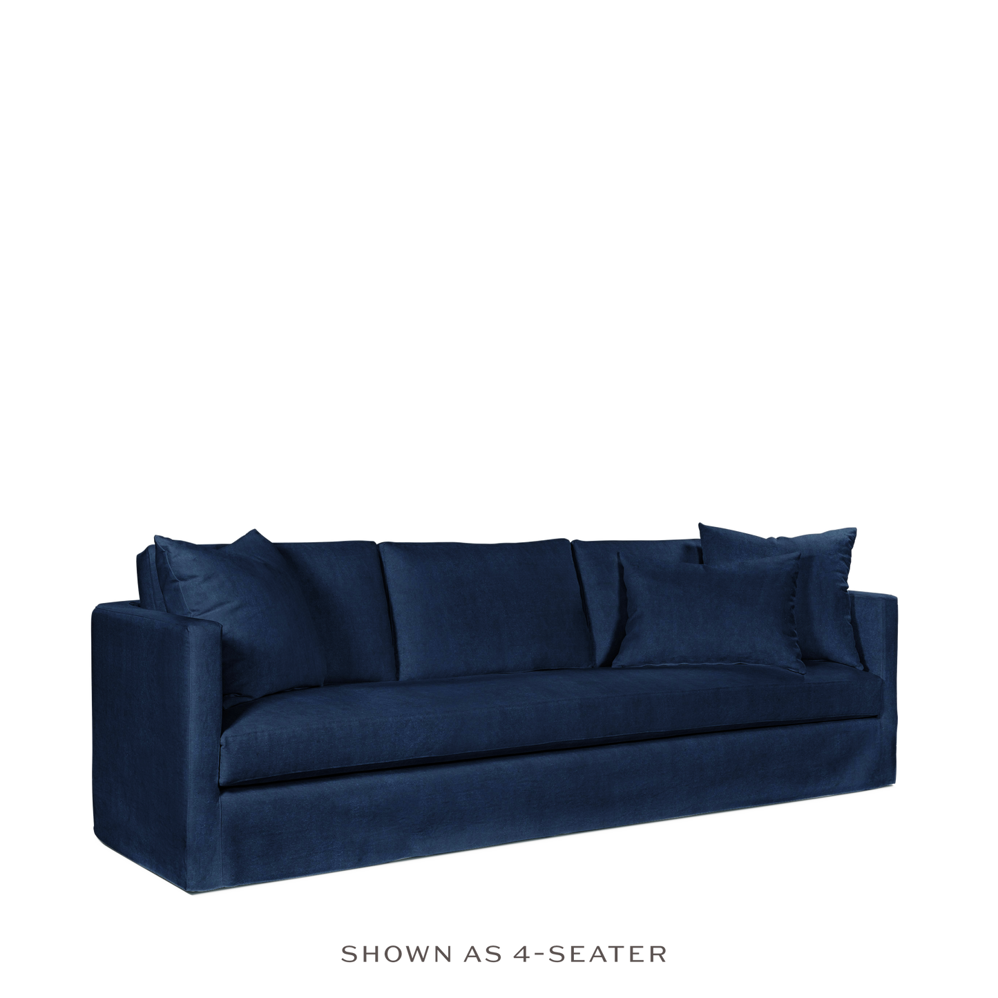 NIDO 2,5-seater sofa with London dark blue textile