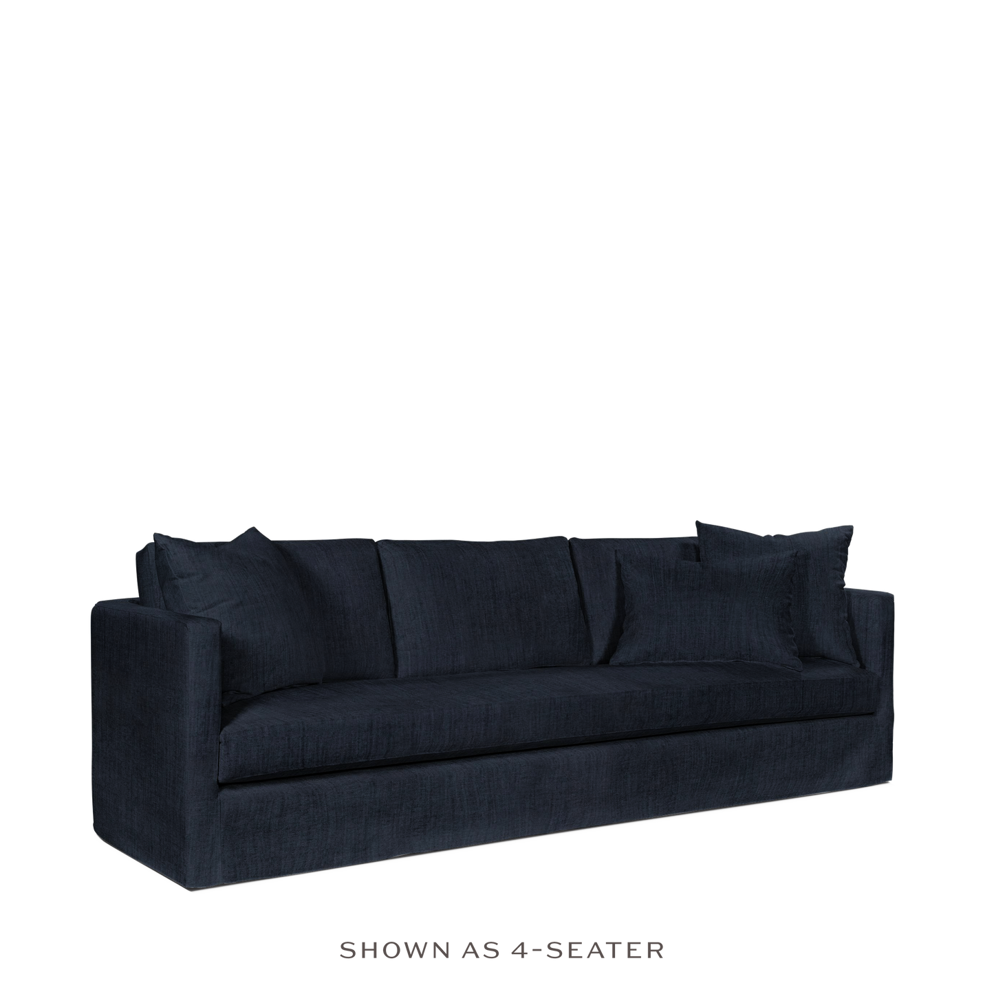 NIDO 3,5-seater sofa with dark blue textile