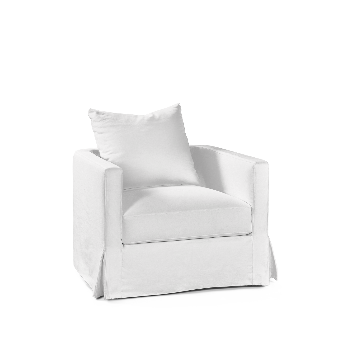 NIDO ARMCHAIR with linara white textile