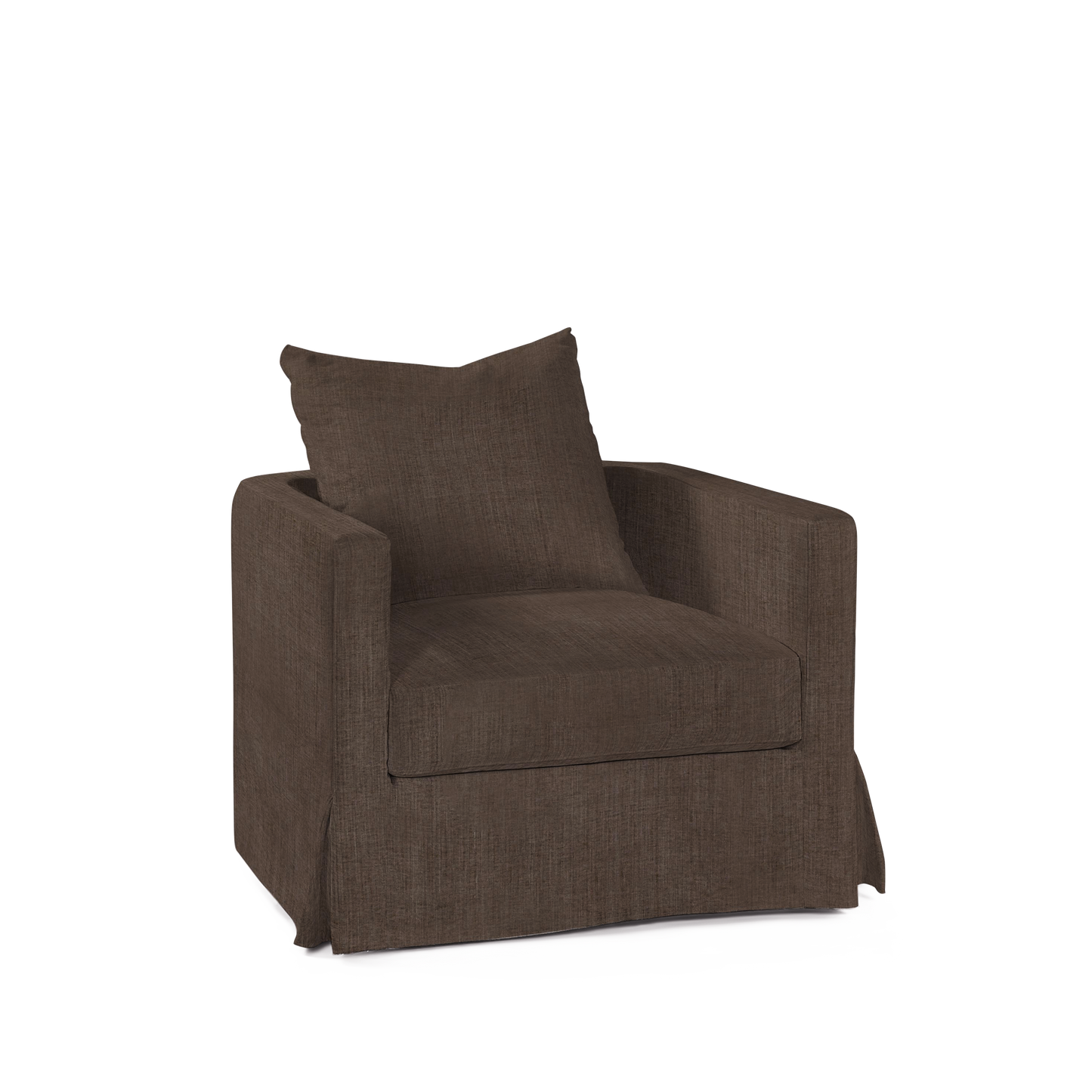 NIDO ARMCHAIR with warm grey textile