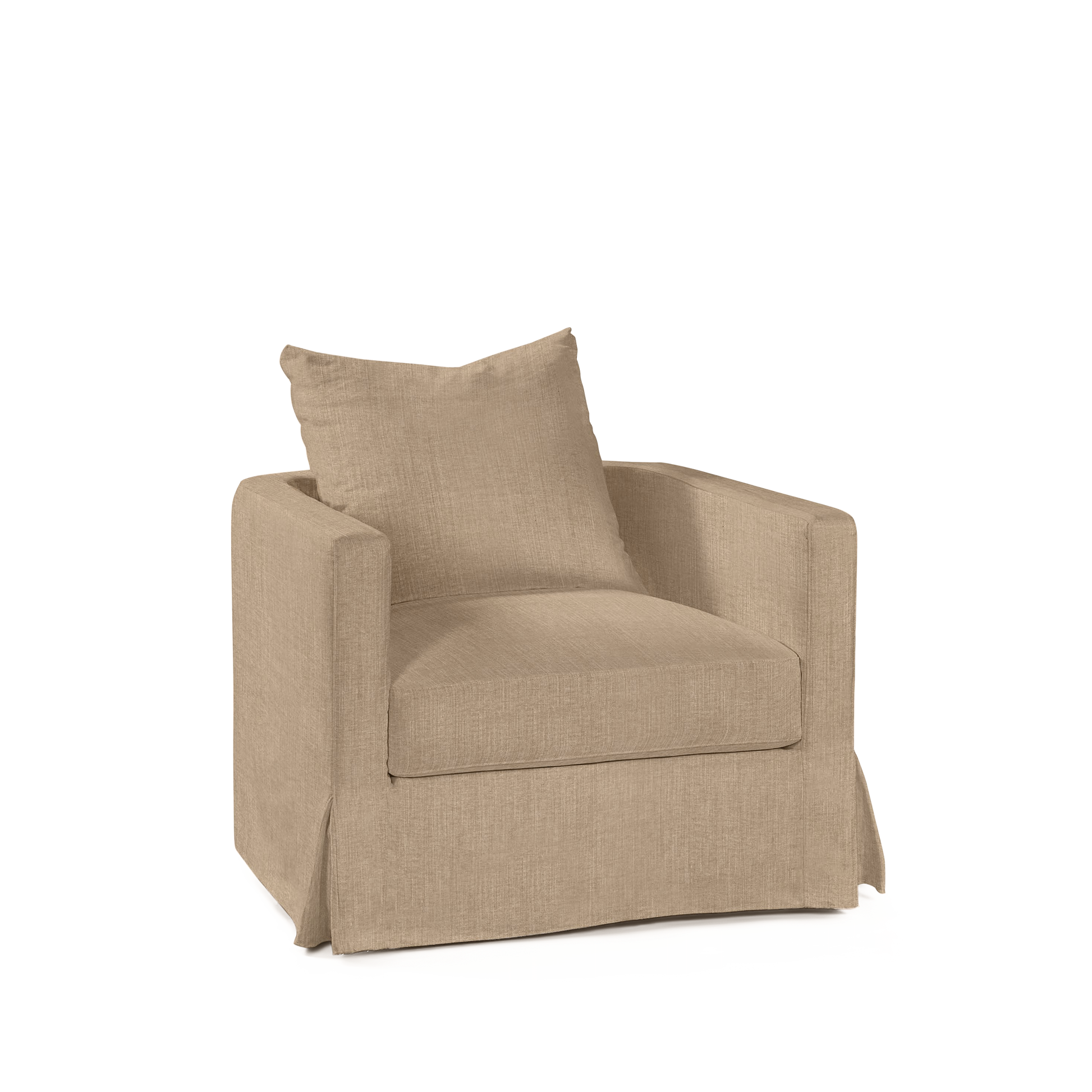 NIDO ARMCHAIR with khaki textile