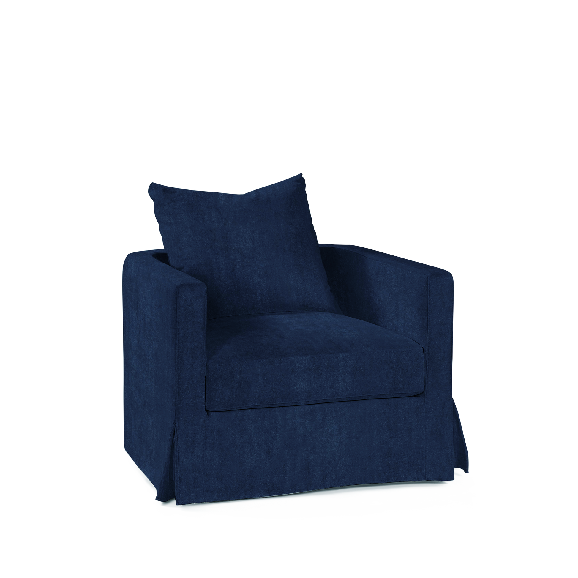 NIDO ARMCHAIR with London dark blue textile