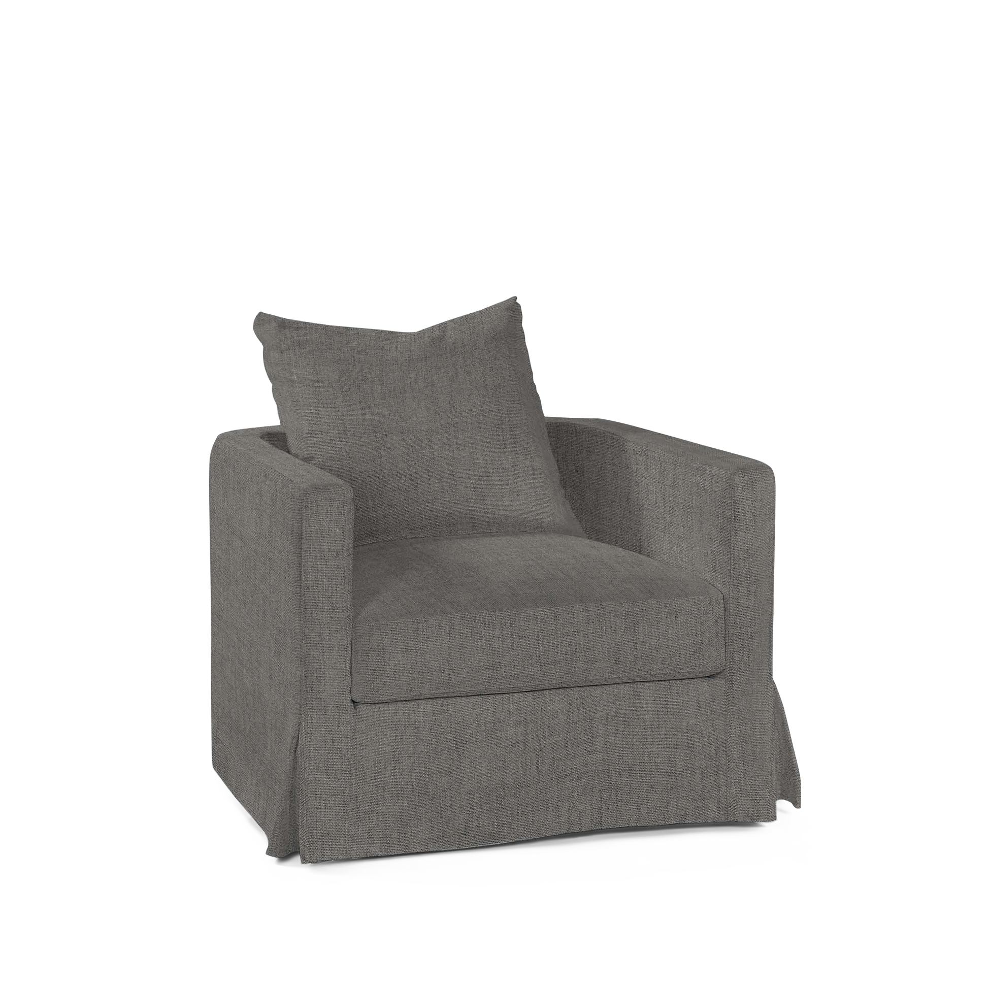 NIDO ARMCHAIR with dark grey textile