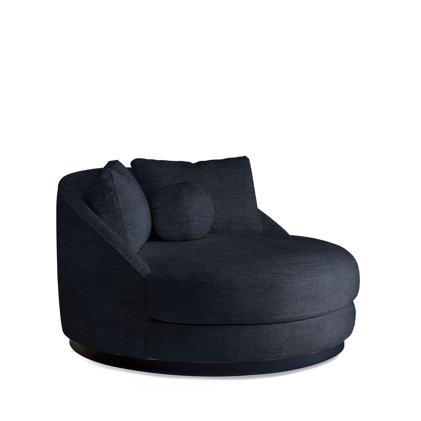 SIESTA Lounge Bed with dark blue textile