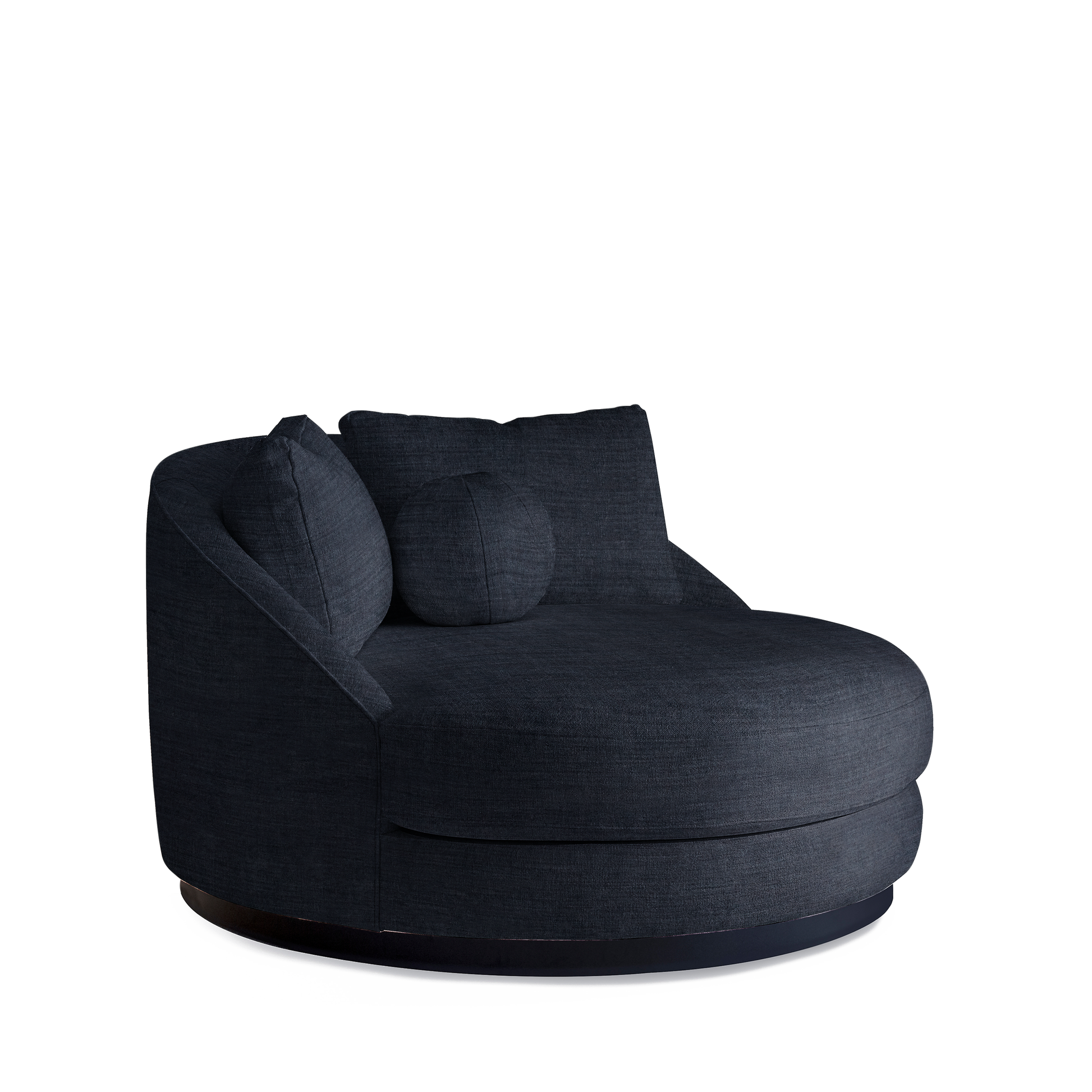 SIESTA Lounge Bed with dark blue textile