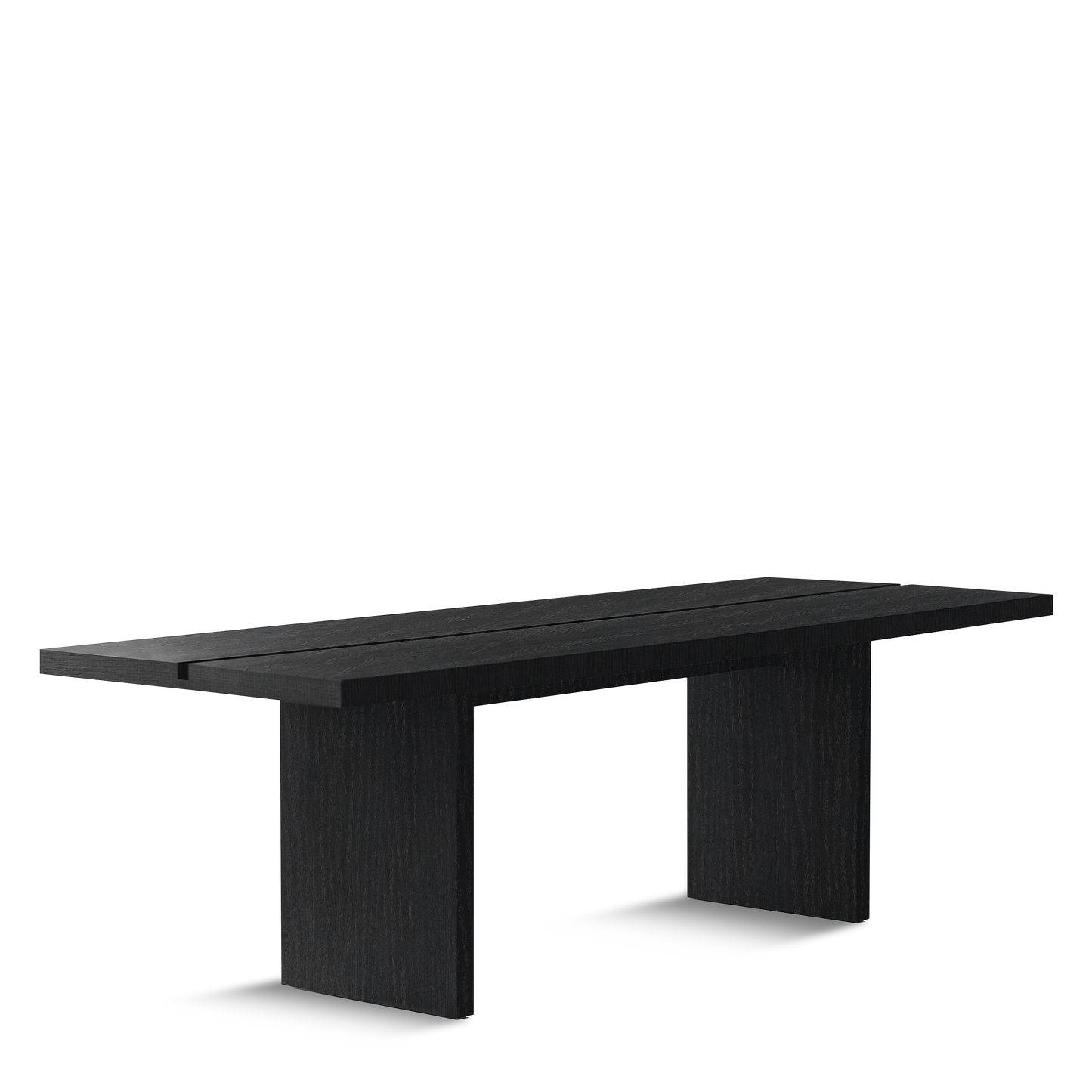 ATALAYA Dining table with black wood