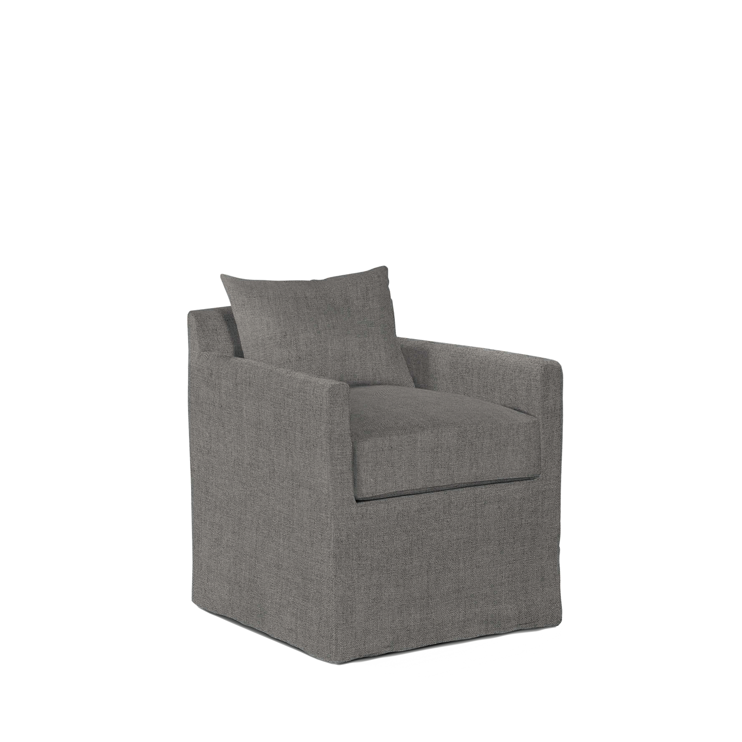 ALBA Dining Chair with dark grey textile 
