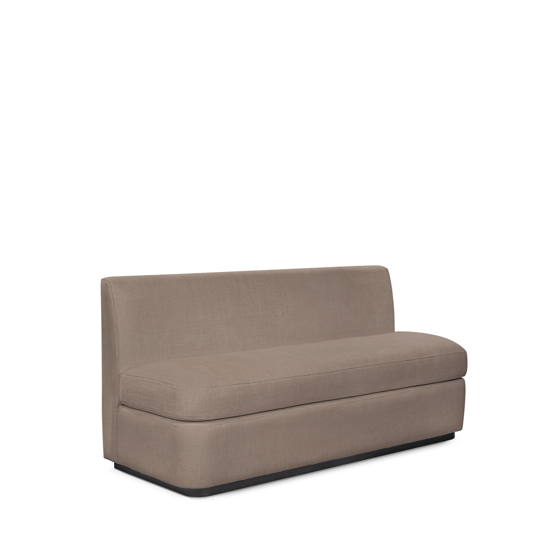  CALMA KITCHEN 3-seater sofa with light brown textile