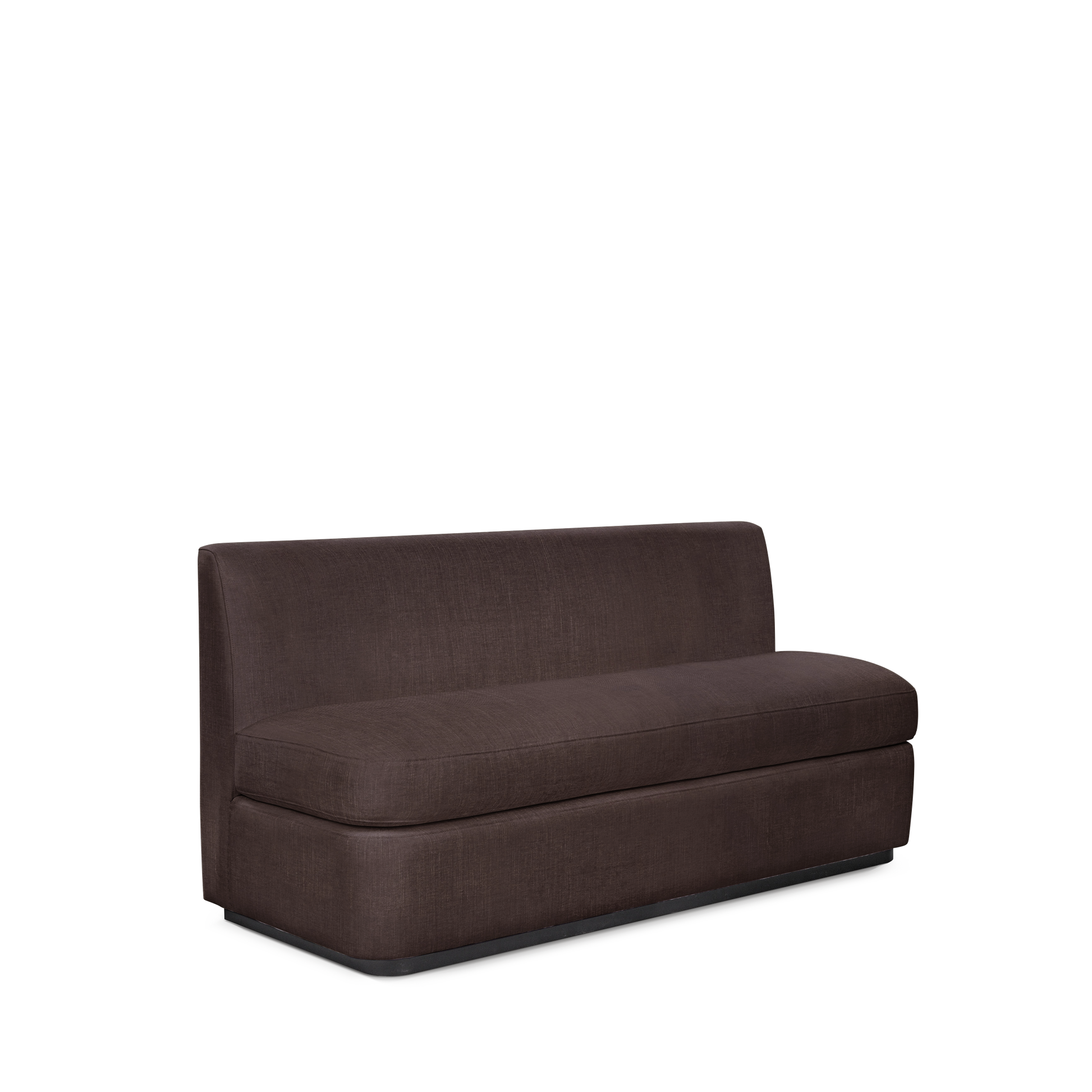  CALMA KITCHEN 3-seater sofa with linara brown textile