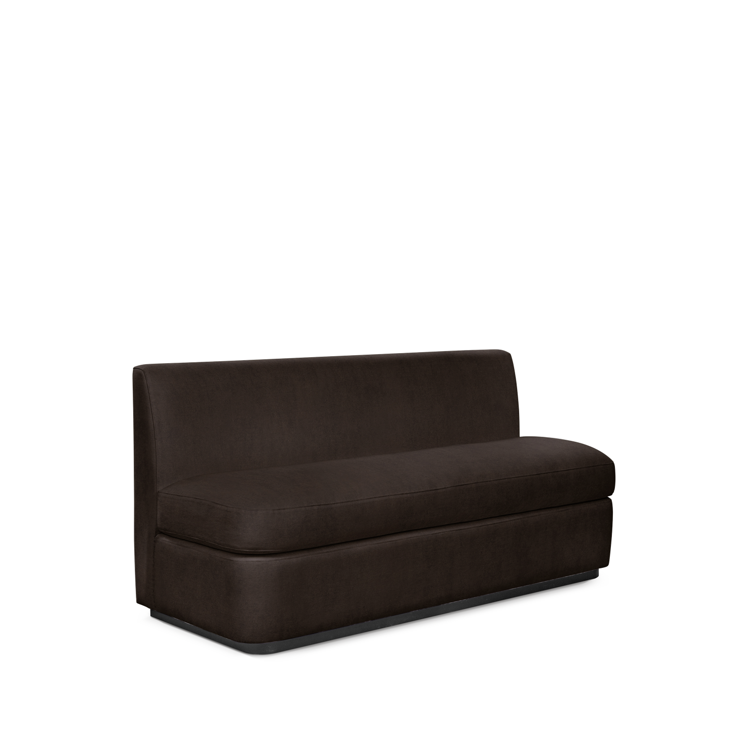  CALMA KITCHEN 3-seater sofa with London dark brown textile