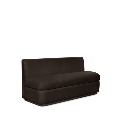  CALMA KITCHEN 3-seater sofa with London dark brown textile