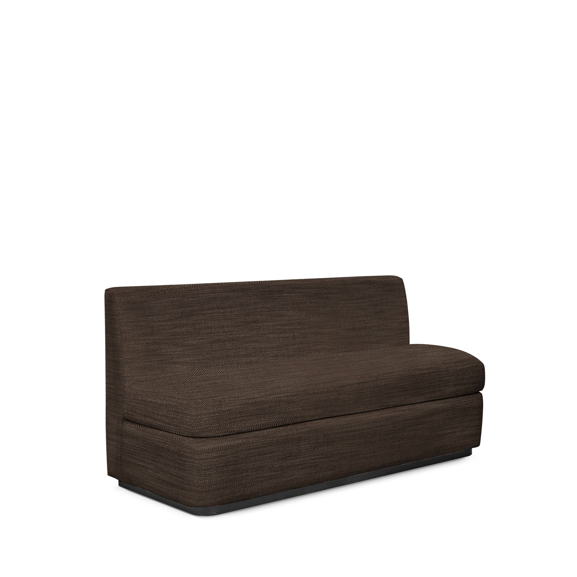  CALMA KITCHEN 3-seater sofa with rocco brown textile