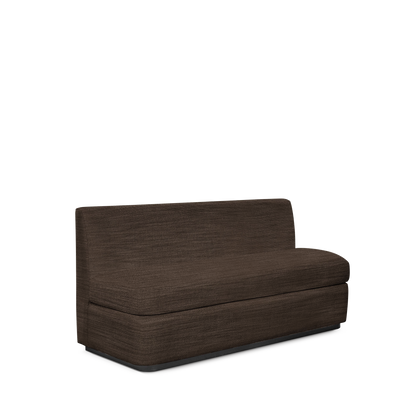  CALMA KITCHEN 3-seater sofa with rocco brown textile