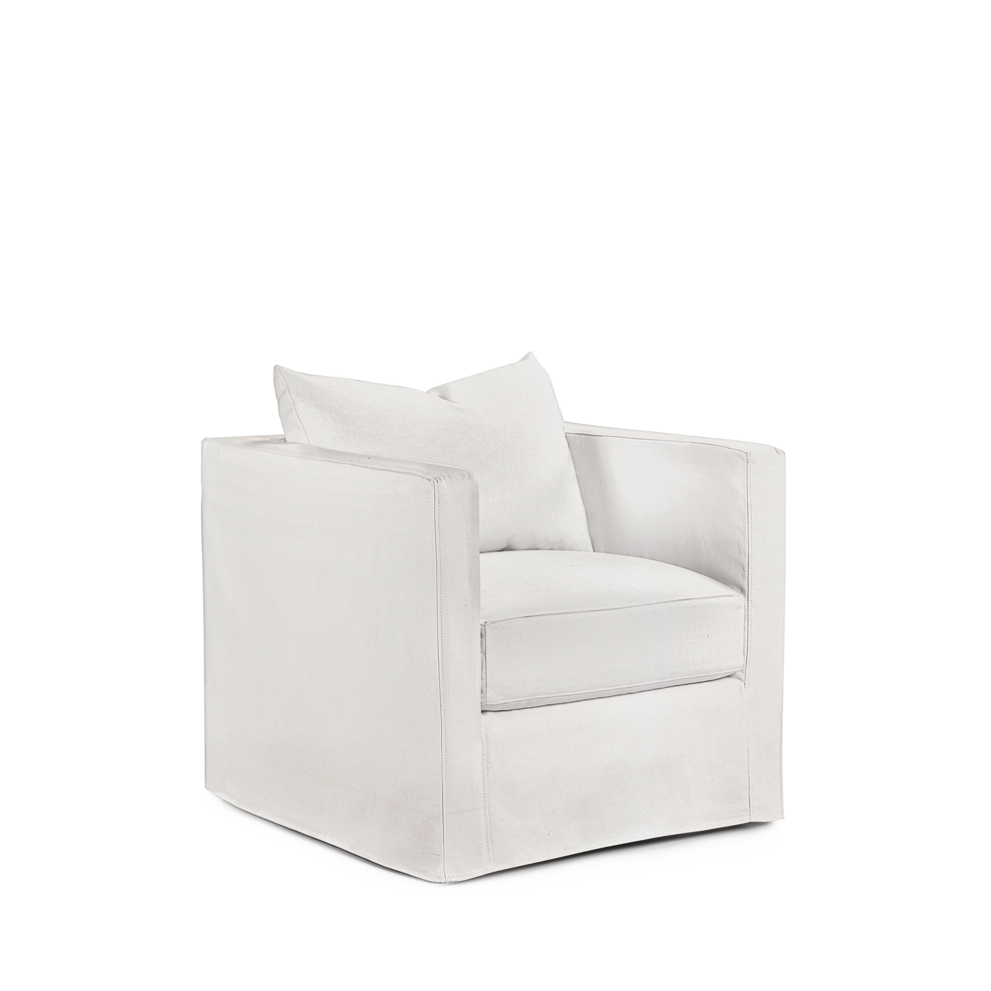 MARTIN ARMCHAIR with bolt white textile 