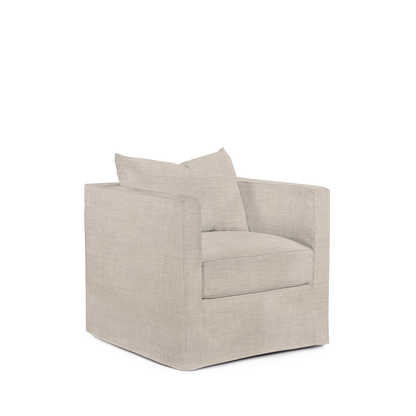MARTIN ARMCHAIR with taupe textile 