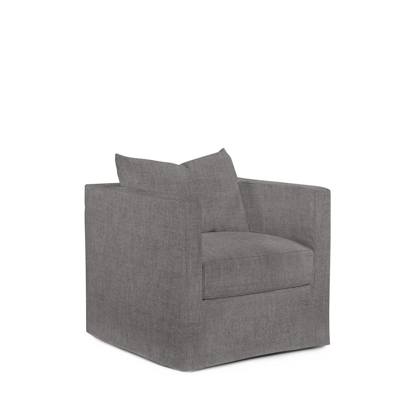 Sandon armchair with dark grey textile 