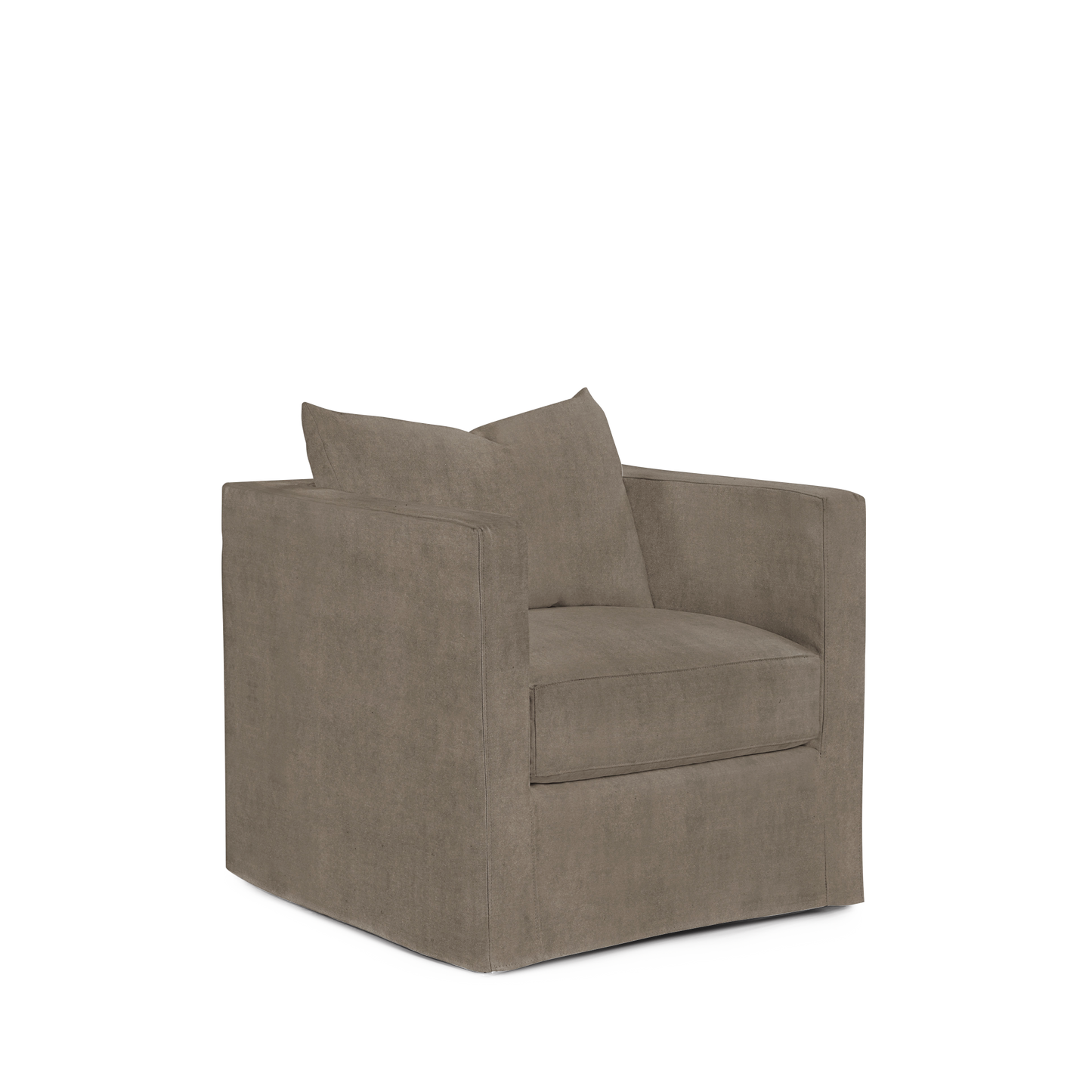 Sandon armchair with grey textile 