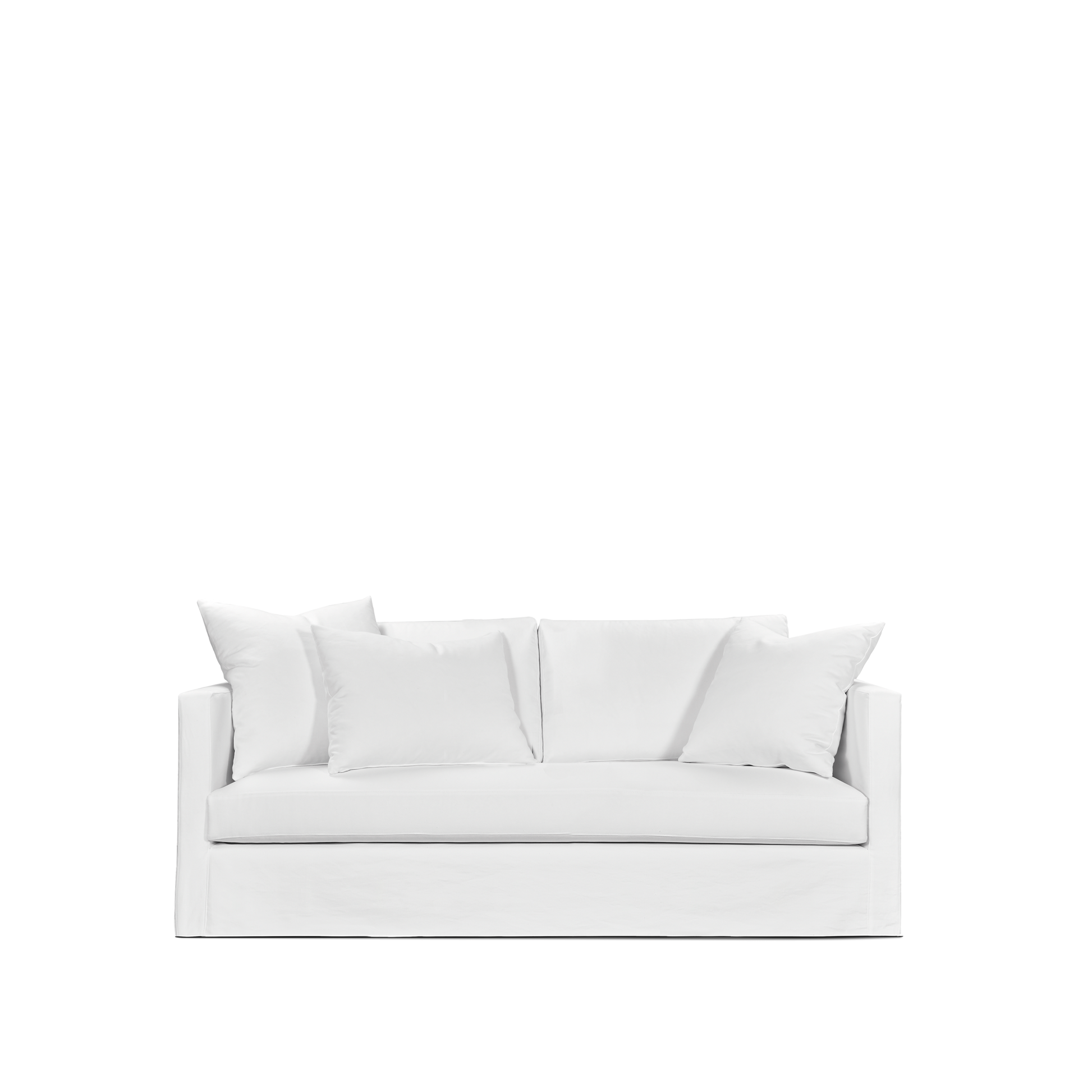 Front view NIDO 3-seater sofa